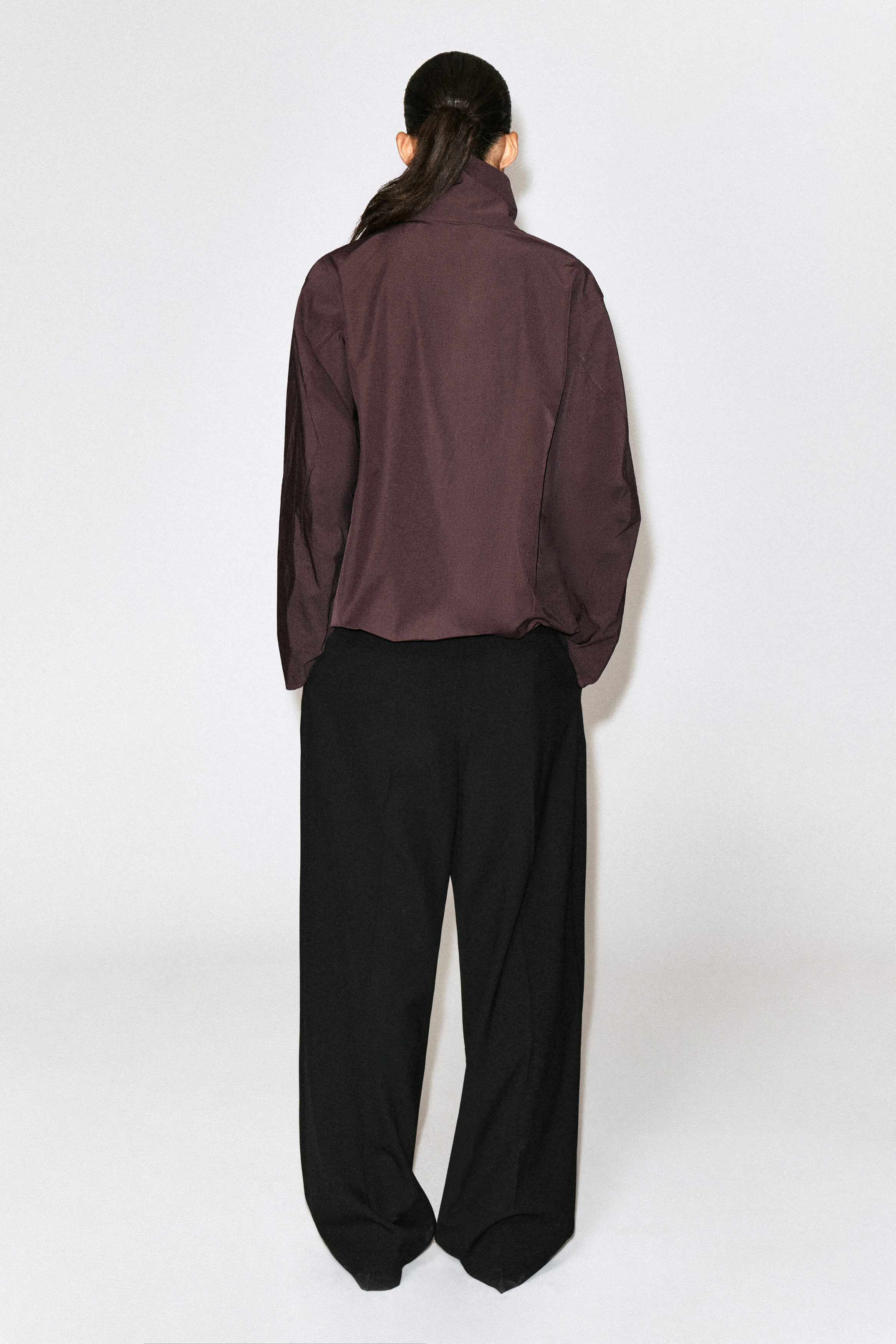 ZIP-UP BLOUSON SHIRT - BURGUNDY | COS US