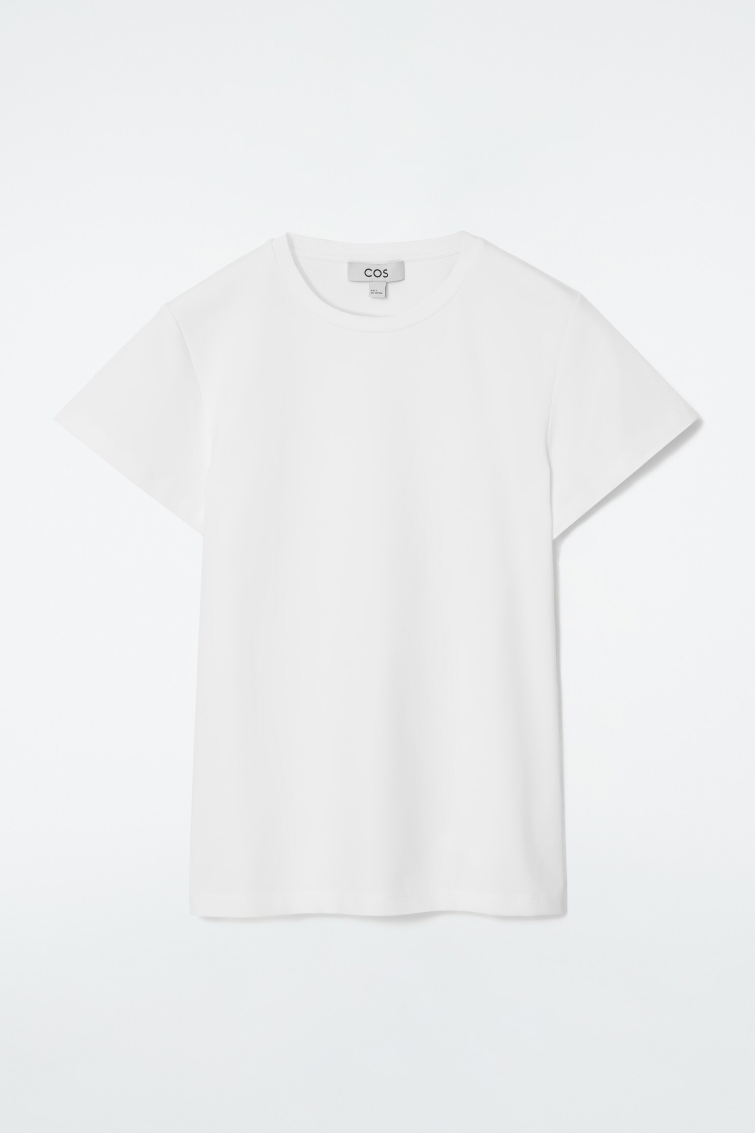 SHRUNKEN SLIM T-SHIRT - WHITE/BLACK/GREY MARL