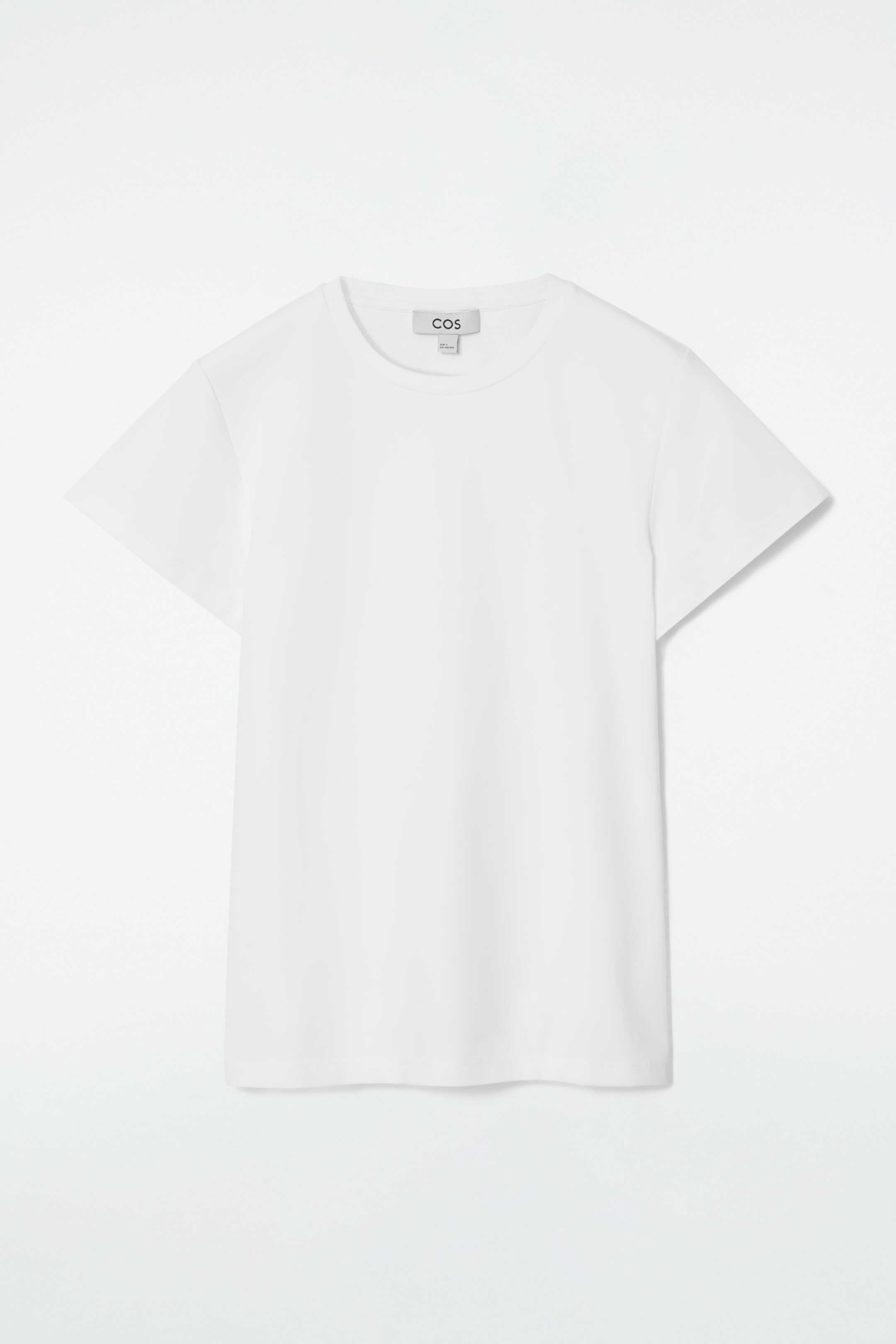 Grösseres Bild ansehen: LEICHT VERKÜRZTES SCHMAL GESCHNITTENES T-SHIRT - WEISS - DAMEN | H&M CH 1