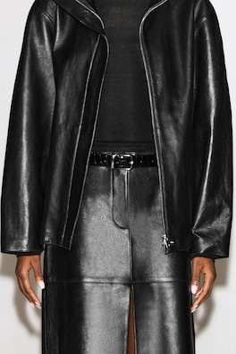 REVERSIBLE LEATHER BELT — BLACK / BROWN 1