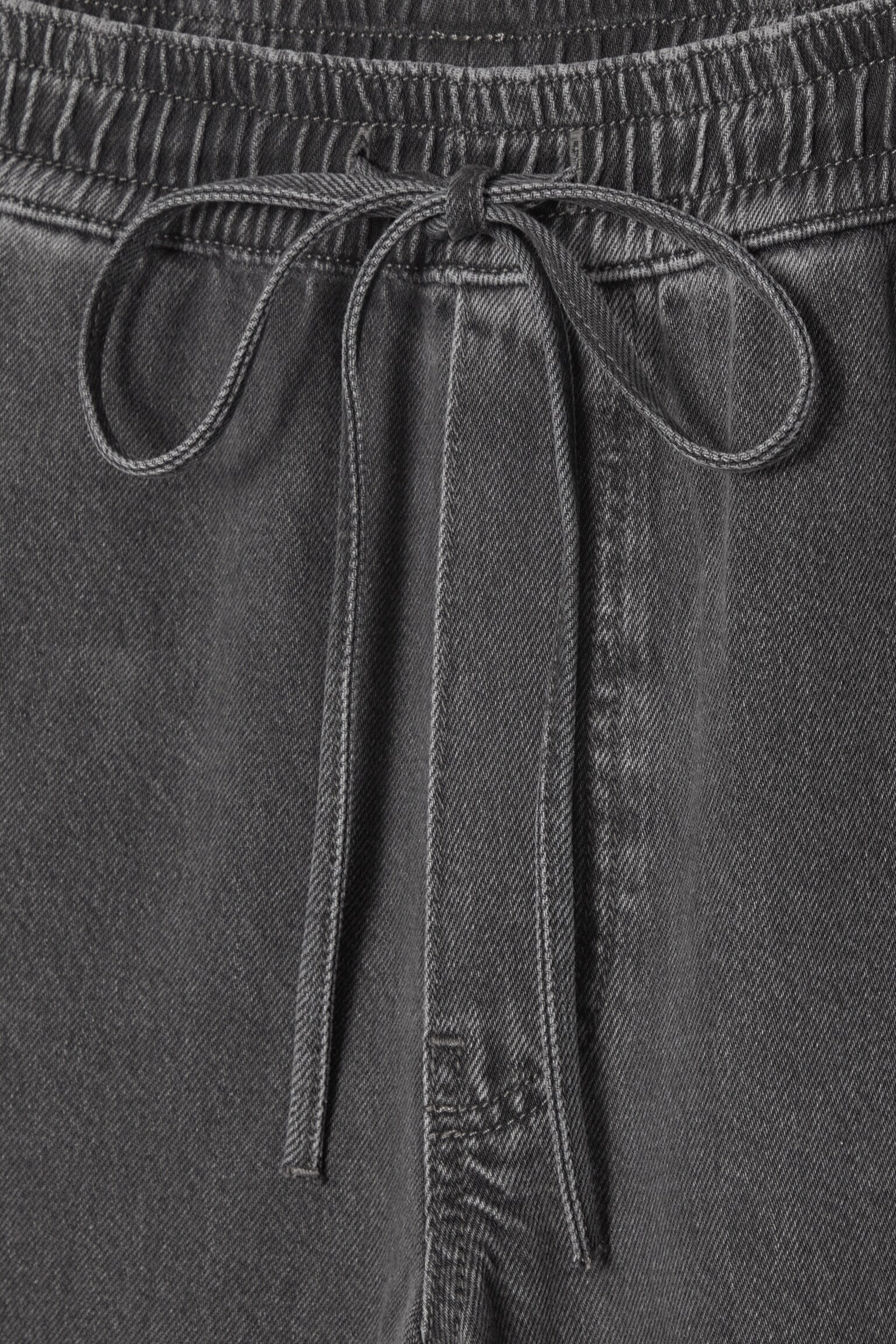 PANTALON LARGE FLUIDE EN DENIM - NOIR DÉLAVÉ/BLEU DÉLAVÉ/ÉCRU - 5