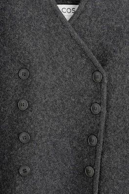 BOILED-WOOL UNIFORM JACKET — CHARCOAL 7