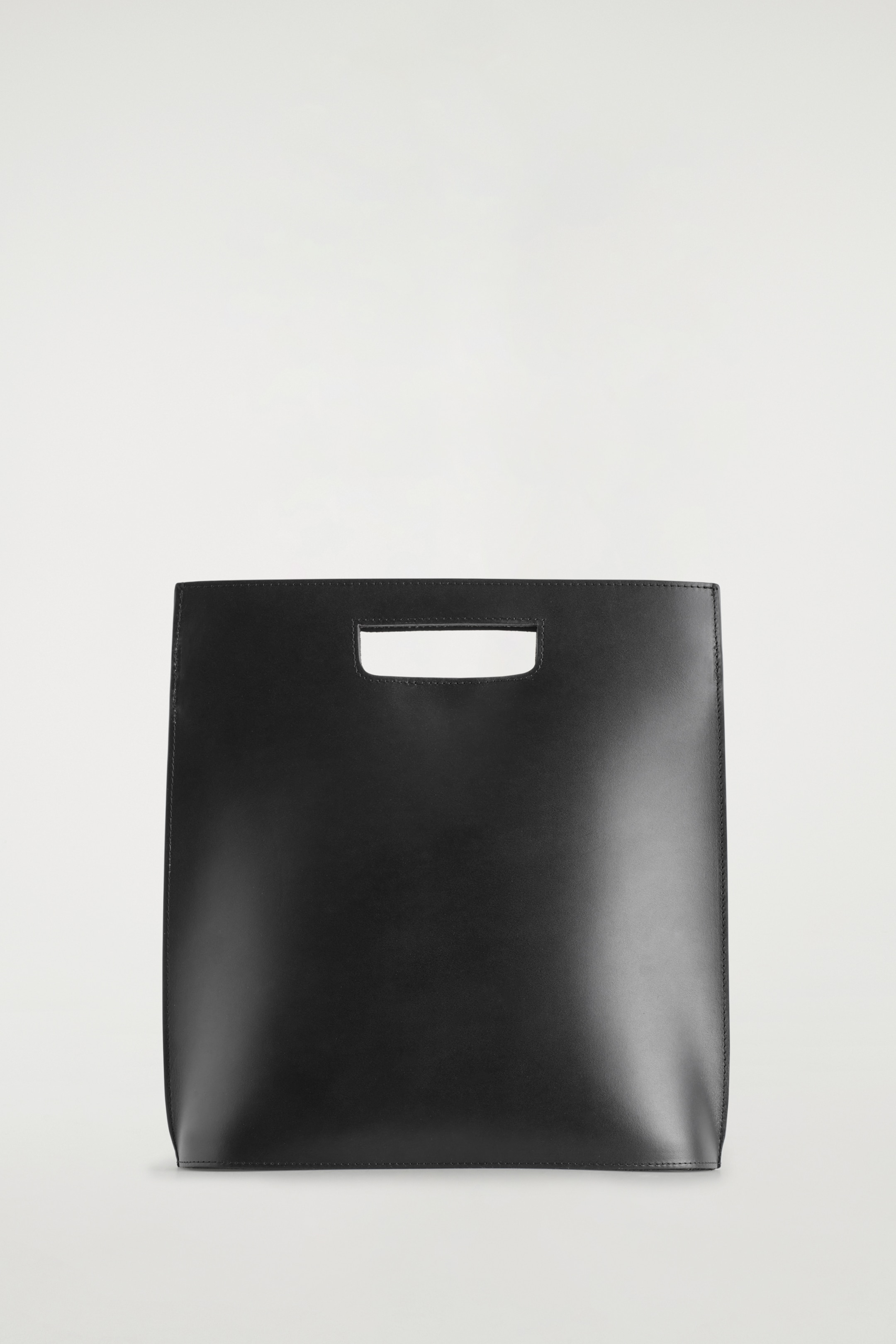 Grösseres Bild ansehen: FOLIO TASCHE - LEDER - SCHWARZ - DAMEN | H&M CH 3