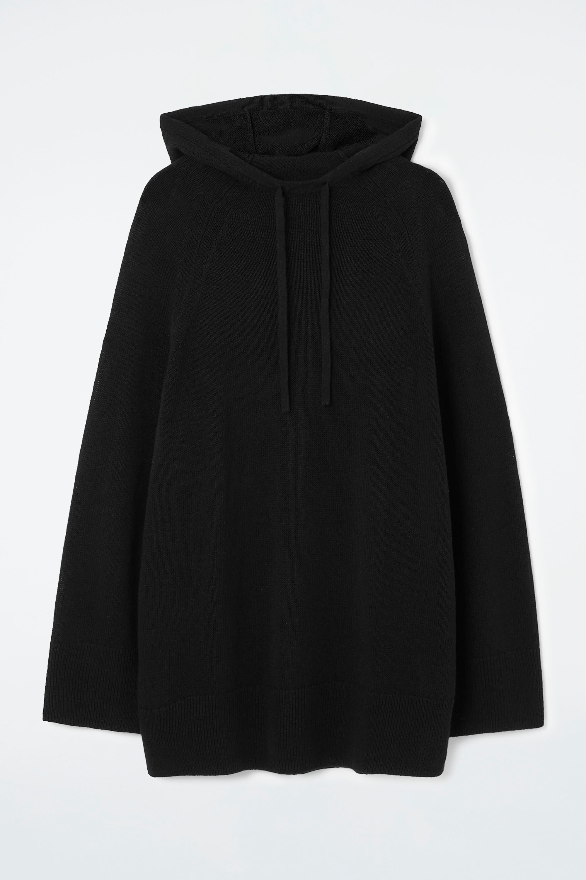 ミュージシャン NILDUE SIDE SPLIT LONG KNIT HOODIE / BLK NILDUE SIDE SPLIT LONG KNIT HOODIE / BLK NIL DUE / NIL UN TOKYO