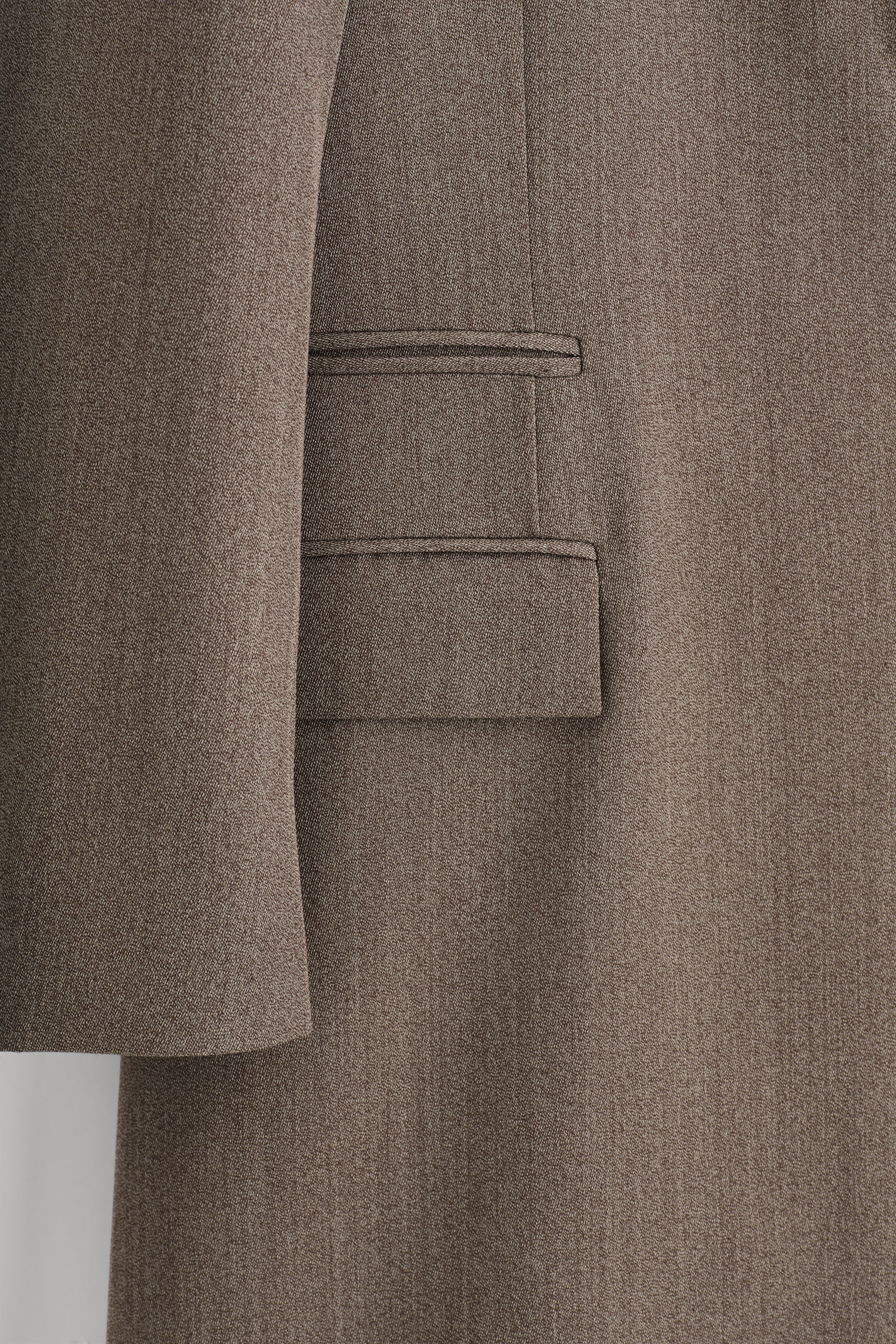 Ingrandisci l'immagine: SINGLE-BREASTED WOOL-BLEND LONG COAT - BROWN - DONNA | H&M CH 8