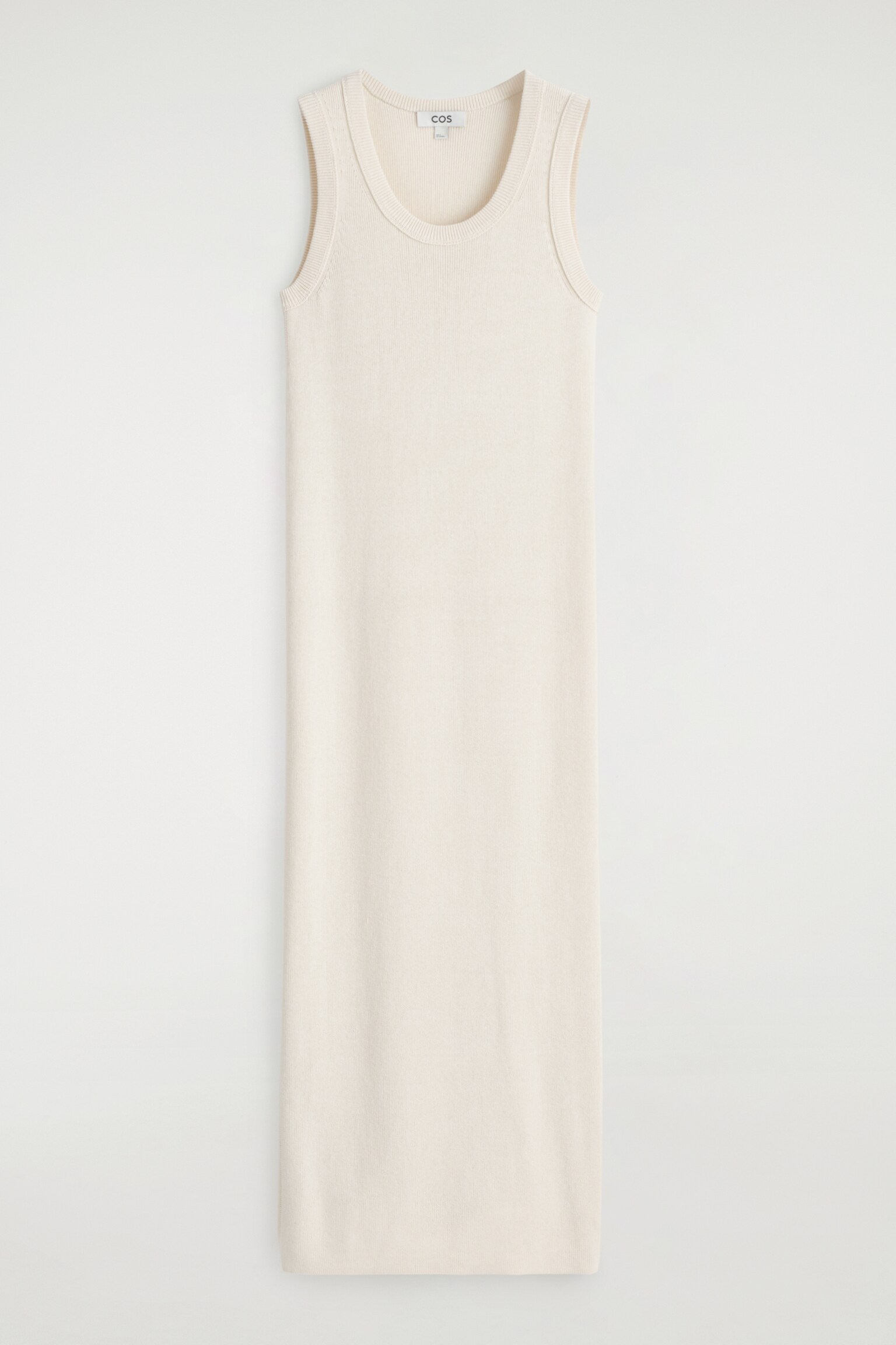 ROBE DÉBARDEUR EN COTON ET SOIE - IVOIRE - 2