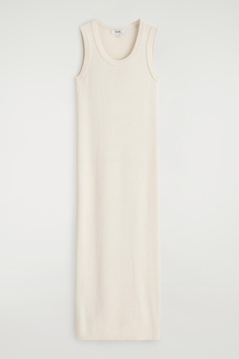 Cotton-Silk Tank Dress