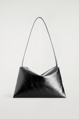 PAVILION SHOULDER BAG - LEATHER — BLACK 7