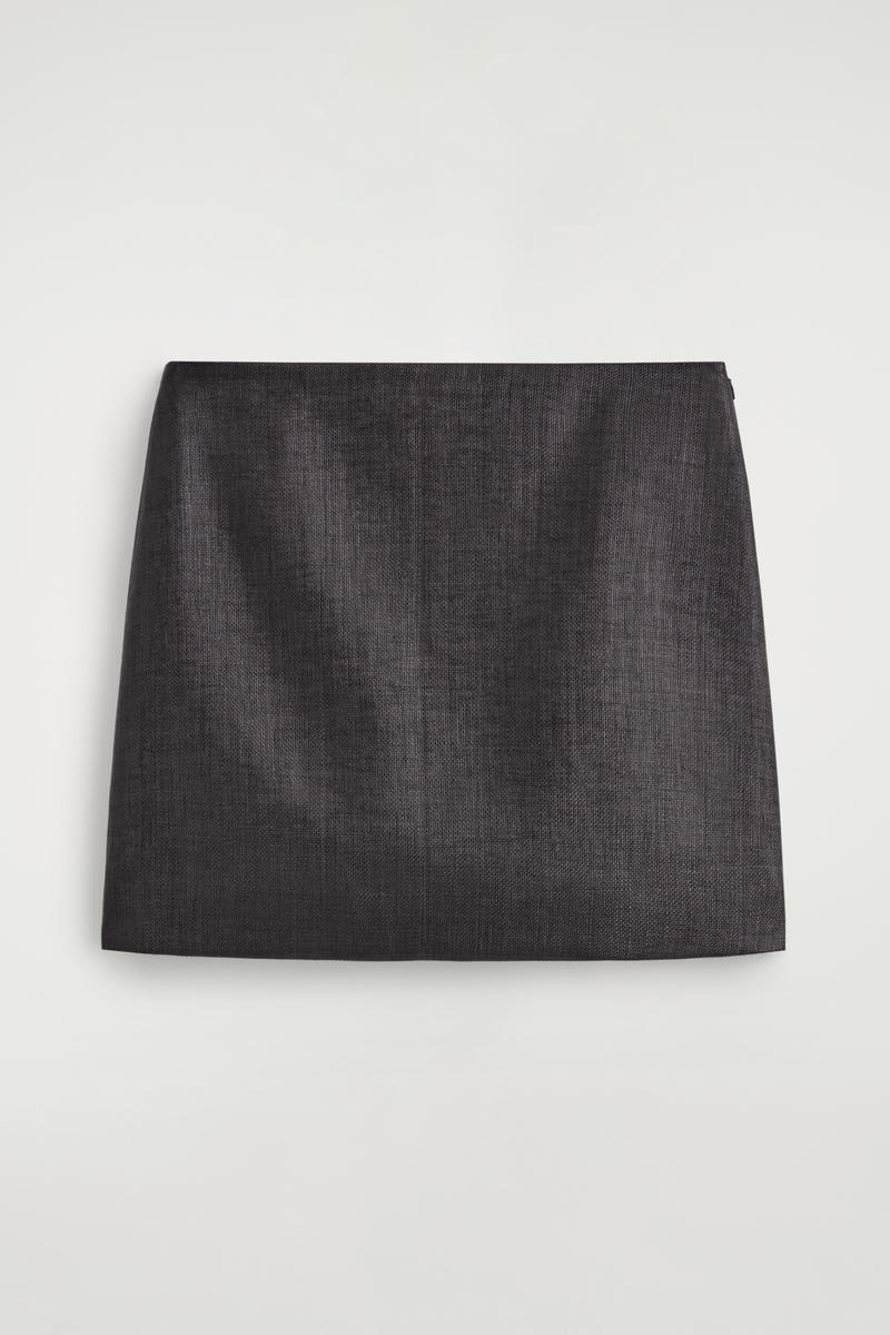 Textured Mini Skirt