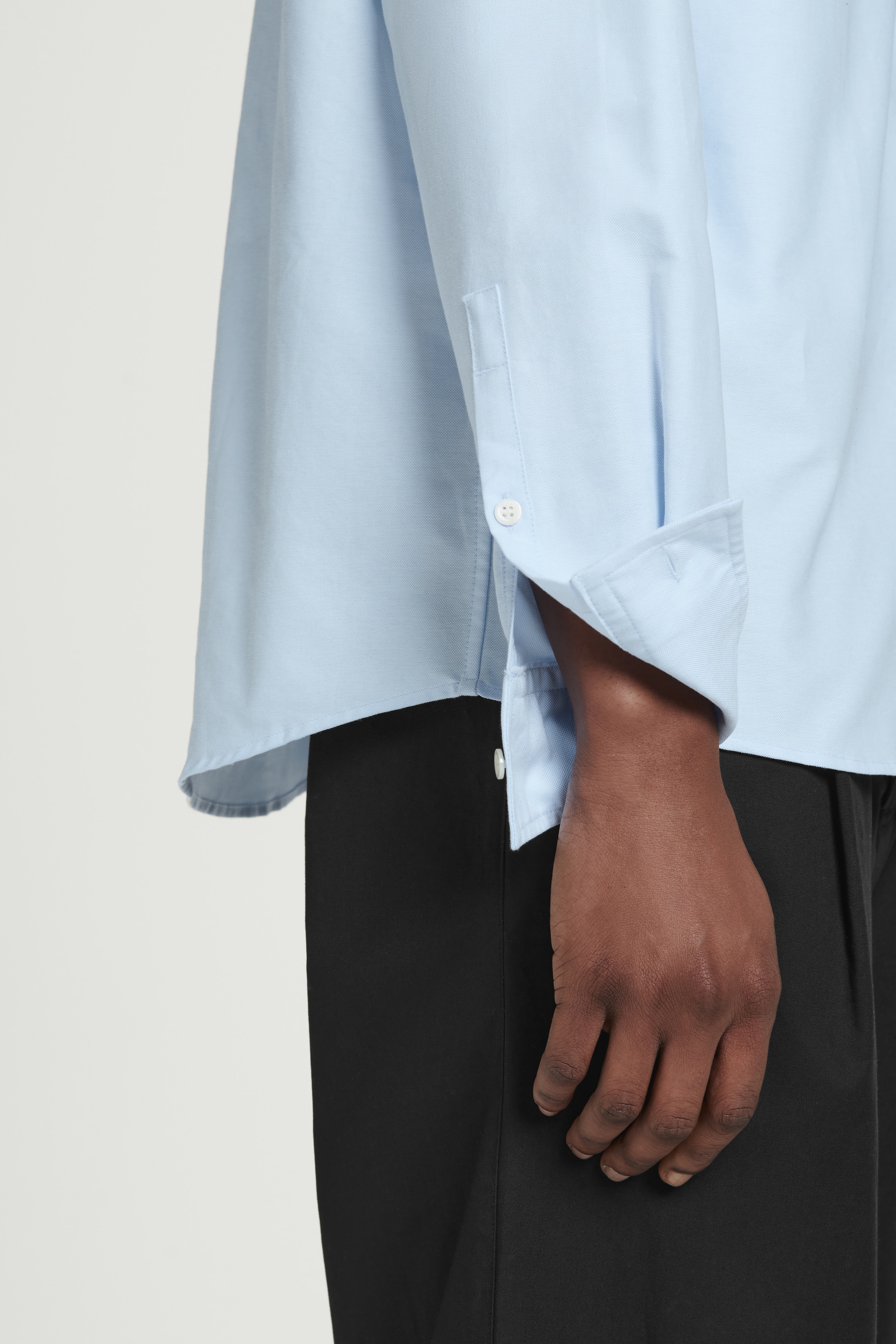 Grotere afbeelding bekijken: Losse oxfordoverhemd - LICHTBLAUW - HEREN | H&M BE 3
