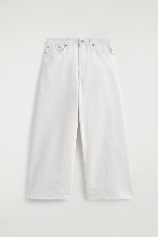 DENIM CULOTTES - WHITE - 1