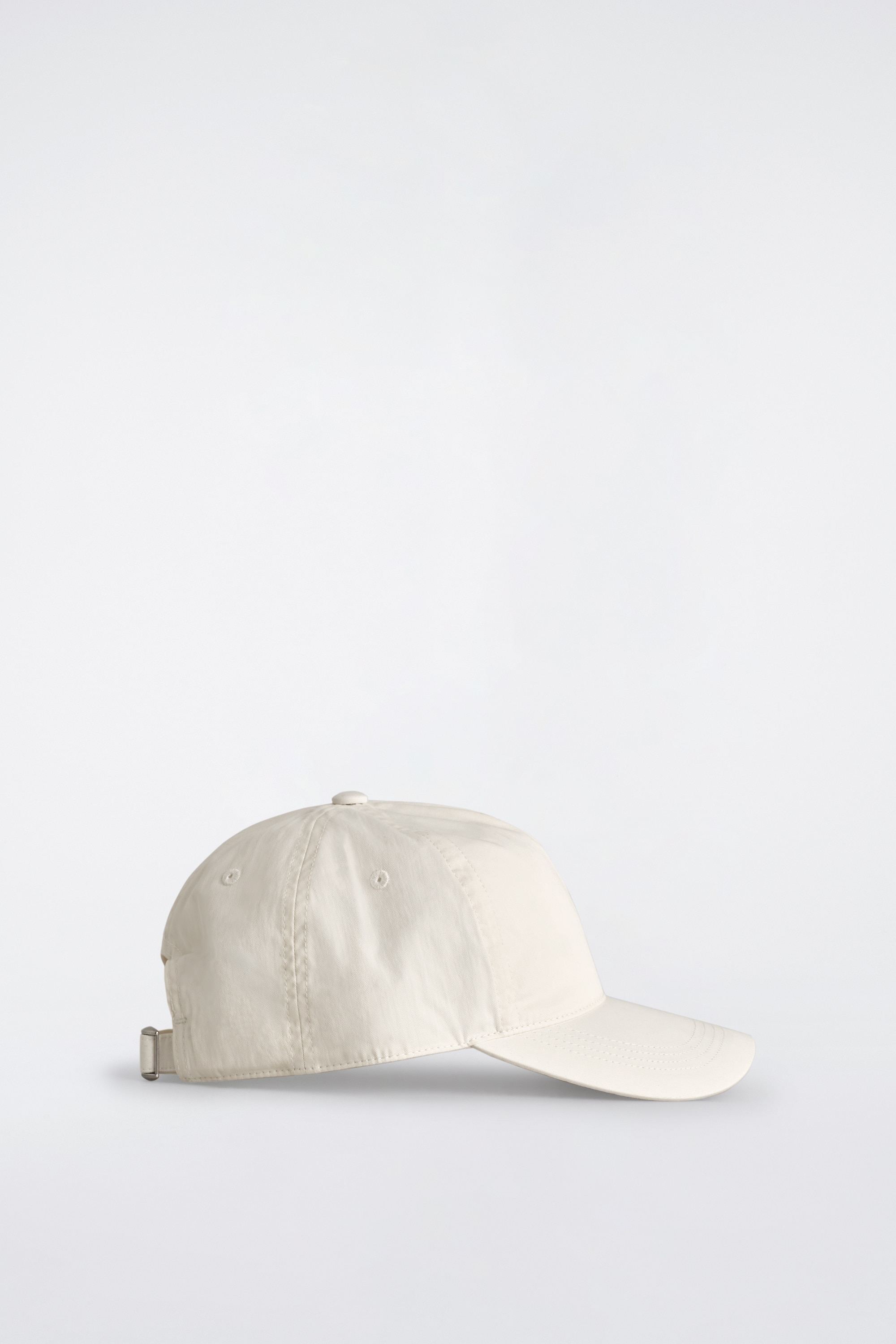 ȘAPCĂ DE BASEBALL DIN BUMBAC-TWILL - ALB/NEGRU