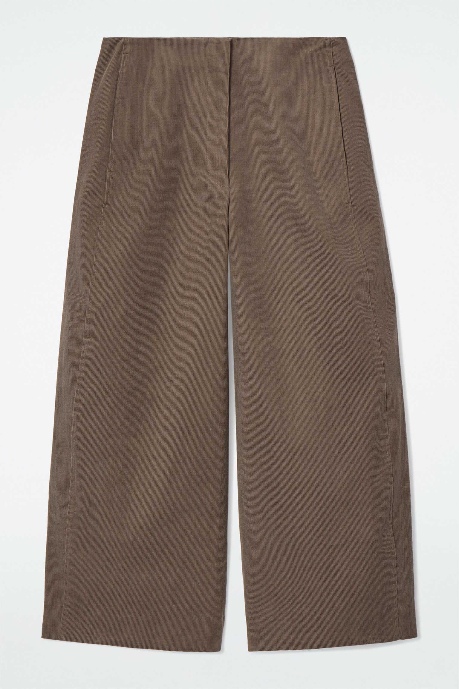 PANTALONES DE PANA BARREL FIT - MARRÓN - 1