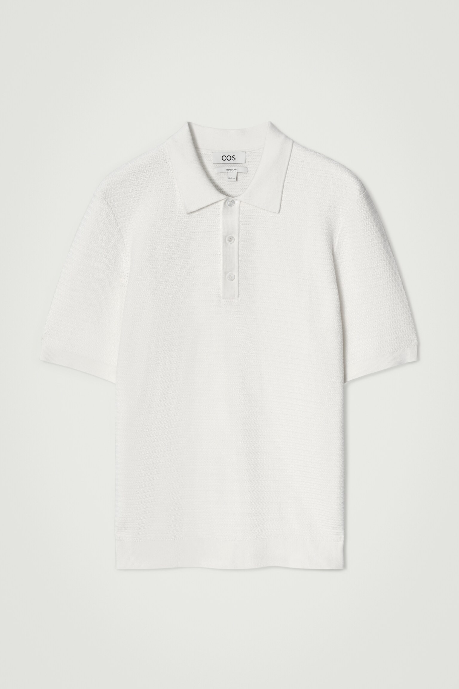 POLO DE ALGODÓN PUNTO CON TEXTURA - BLANCO/NEGRO/VERDE/AZUL MARINO/TOPO - 2