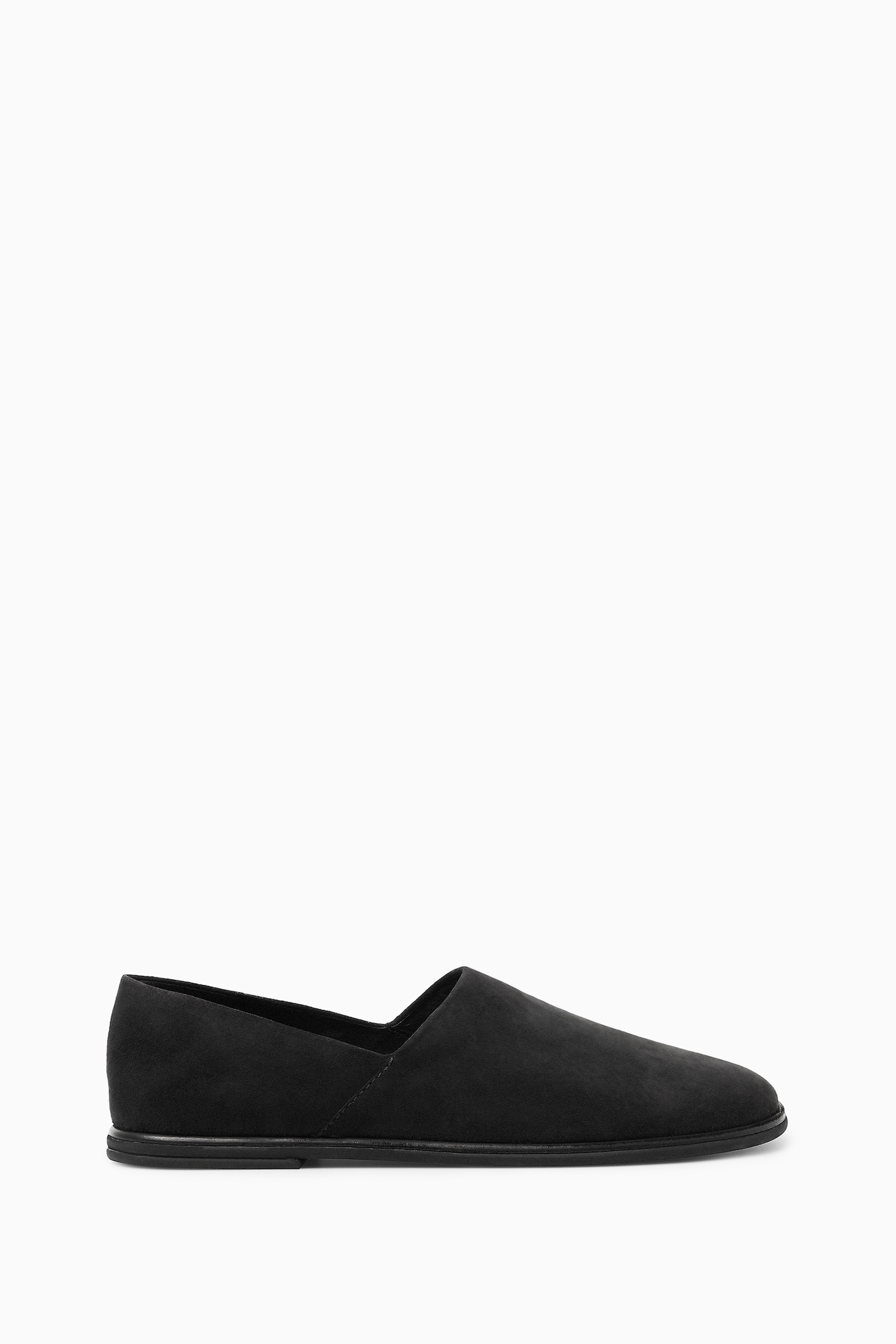 SUEDE LOAFERS - DARK GREY