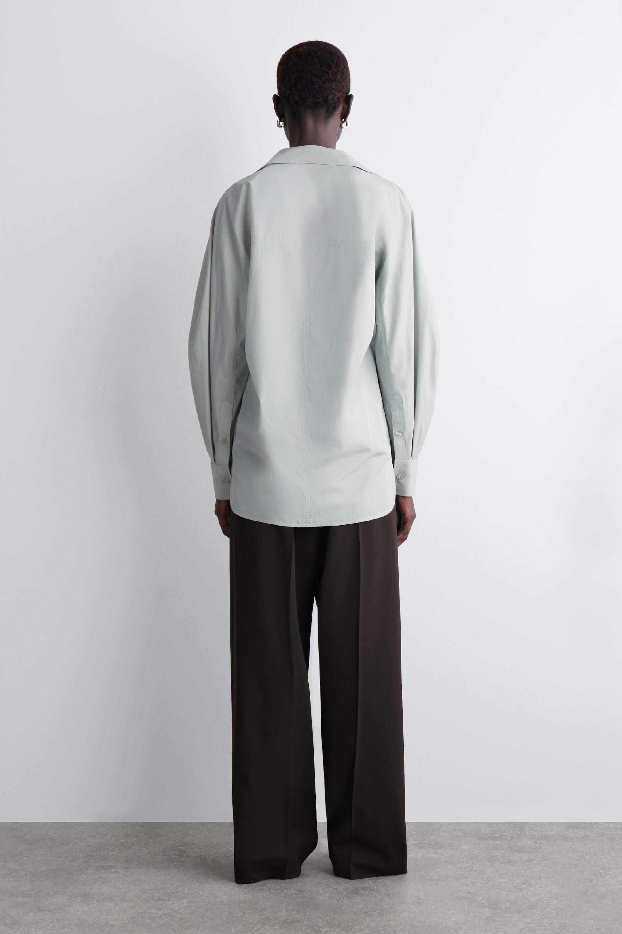 Größeres Bild anzeigen: HEMD AUS PIMA-BAUMWOLLE - HELLGRÜN - Ladies | H&M AT 5