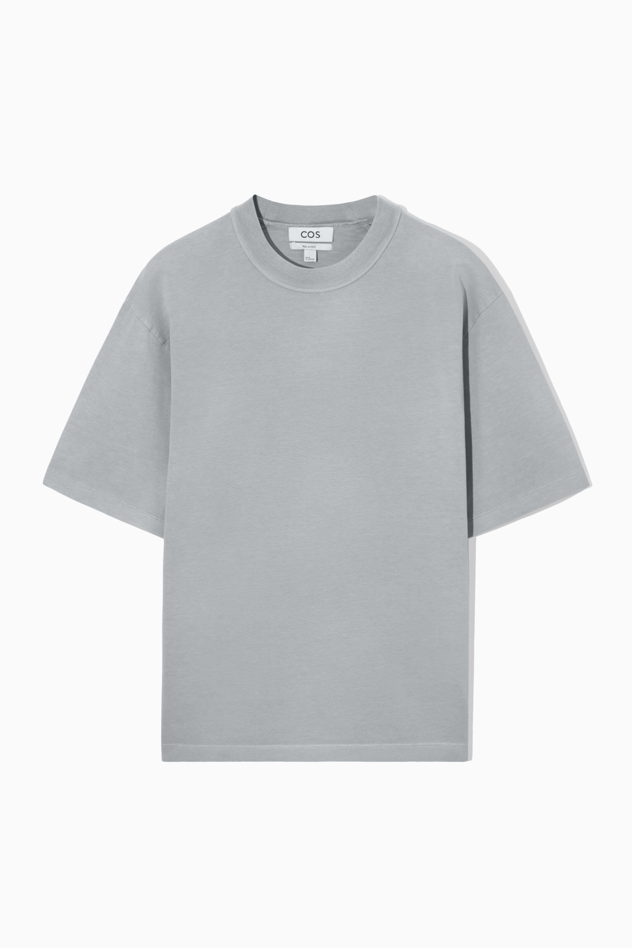View larger image: HEAVYWEIGHT MOCK-NECK T-SHIRT - LIGHT BLUE - Men | H&M GB 1