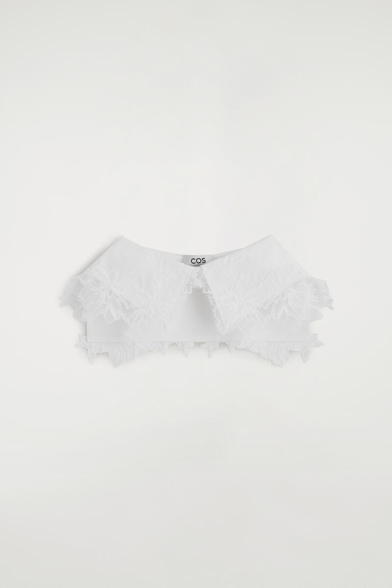 Lace-Detail Collar