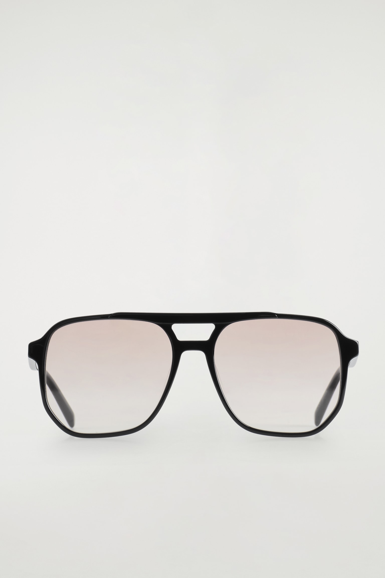 OCCHIALI DA SOLE AVIATOR OVERSIZE - NERO/TARTARUGA / BLU - 2