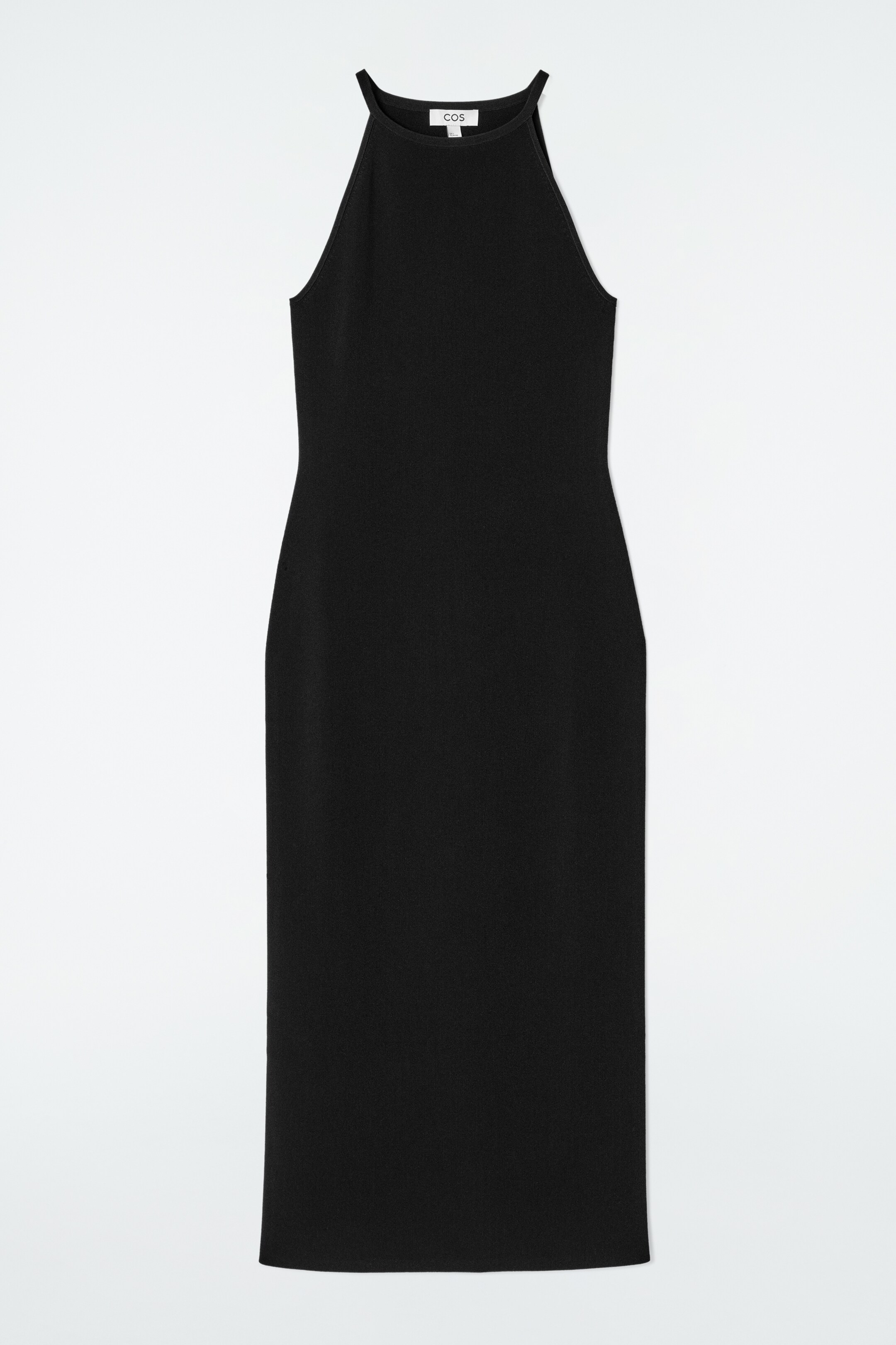 Ingrandisci l'immagine: CONTOURED KNITTED MIDI DRESS - BLACK - DONNA | H&M CH 5