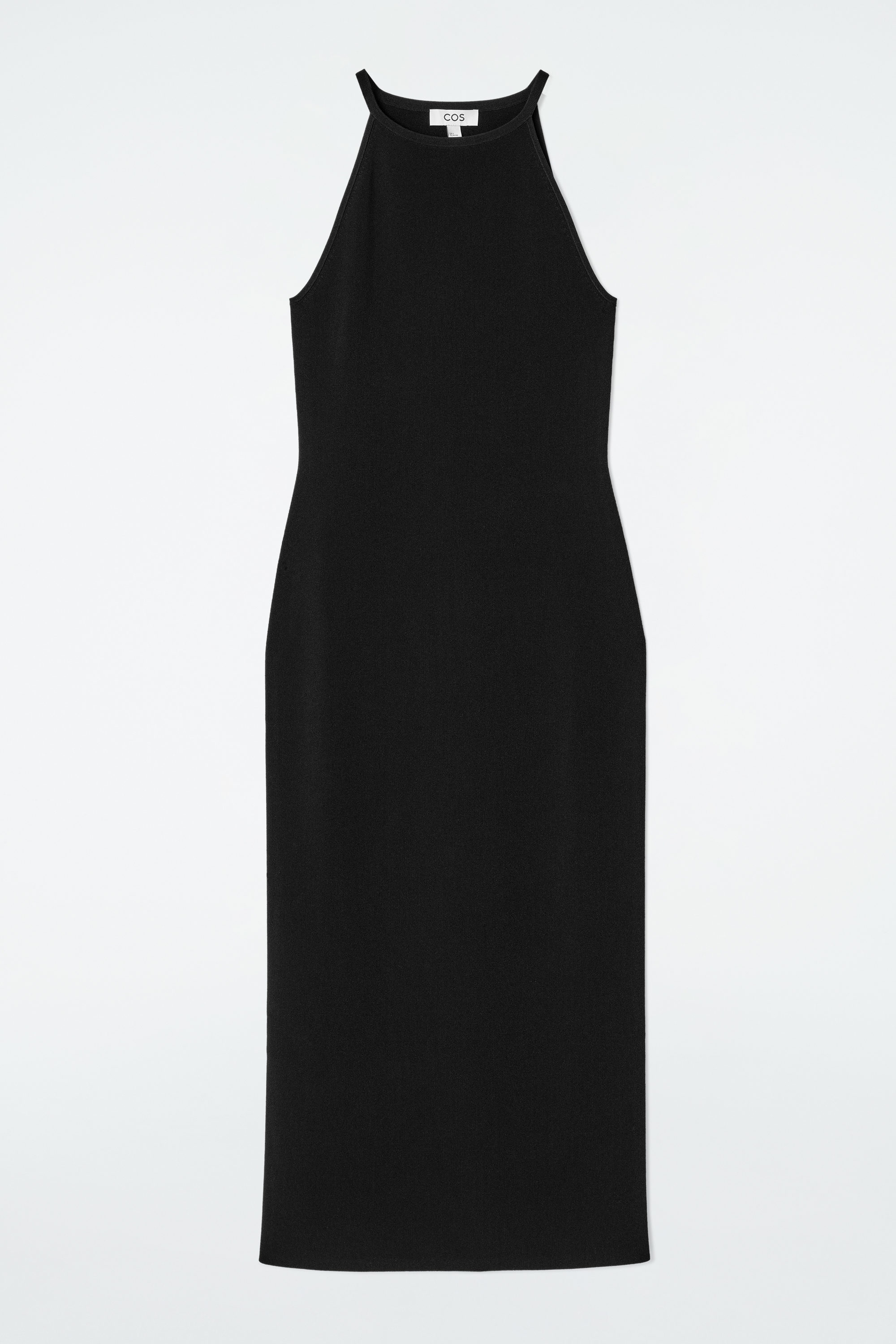 KNITTED TUBE DRESS - BLACK | COS