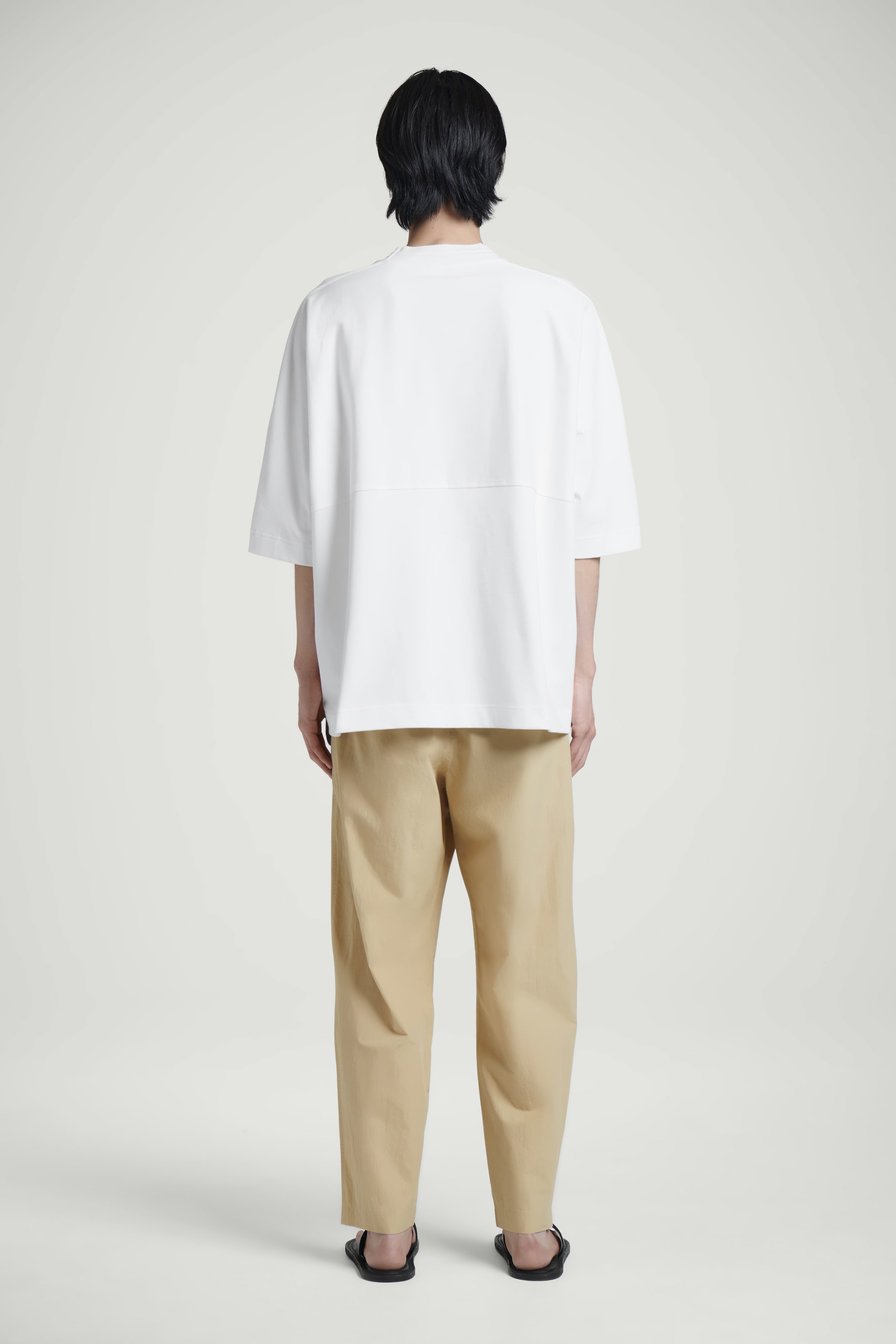 Visualizza immagine più grande: T-SHIRT OVERSIZE PESANTE CON COLLO A LUPETTO - BIANCO - UOMO | H&M IT 5