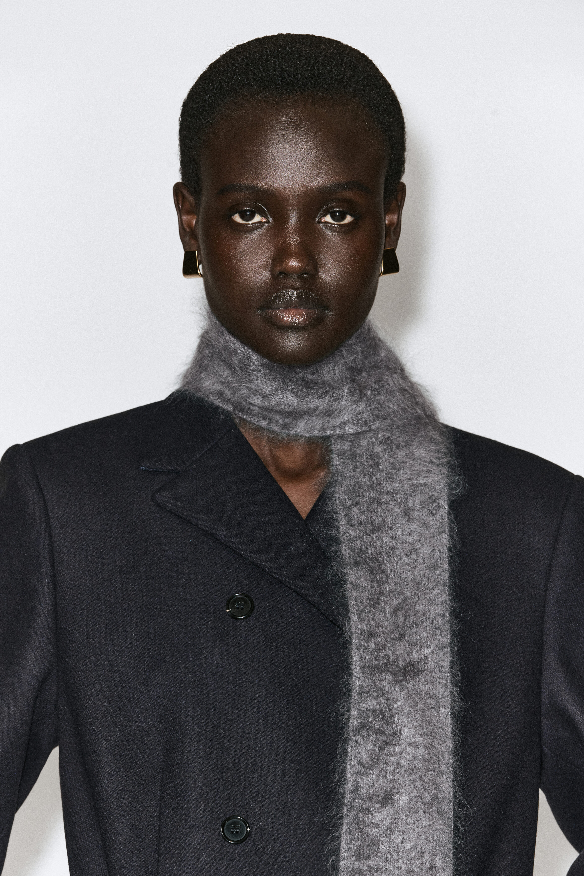 Slim Brushed-Wool Scarf by COS
