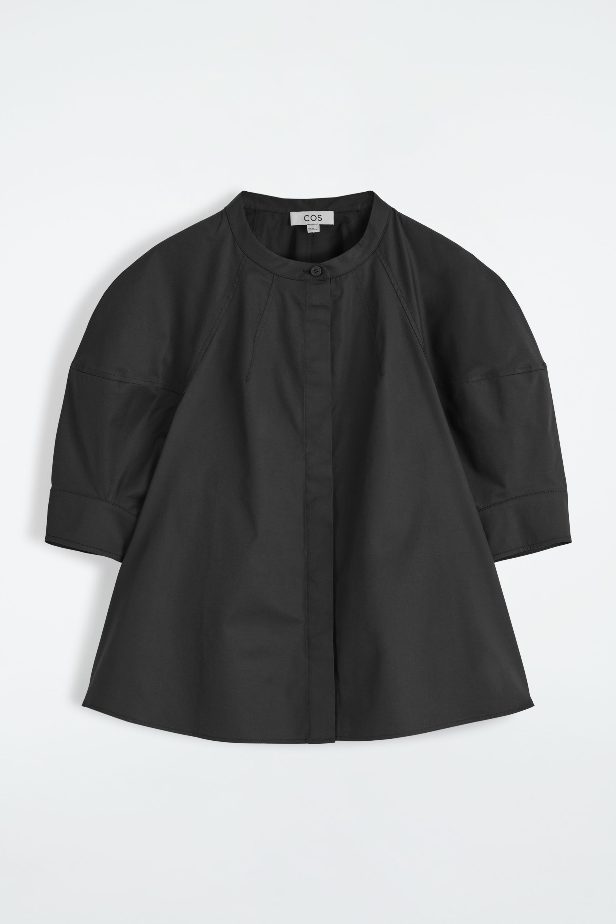 PUFF-SLEEVE BLOUSE