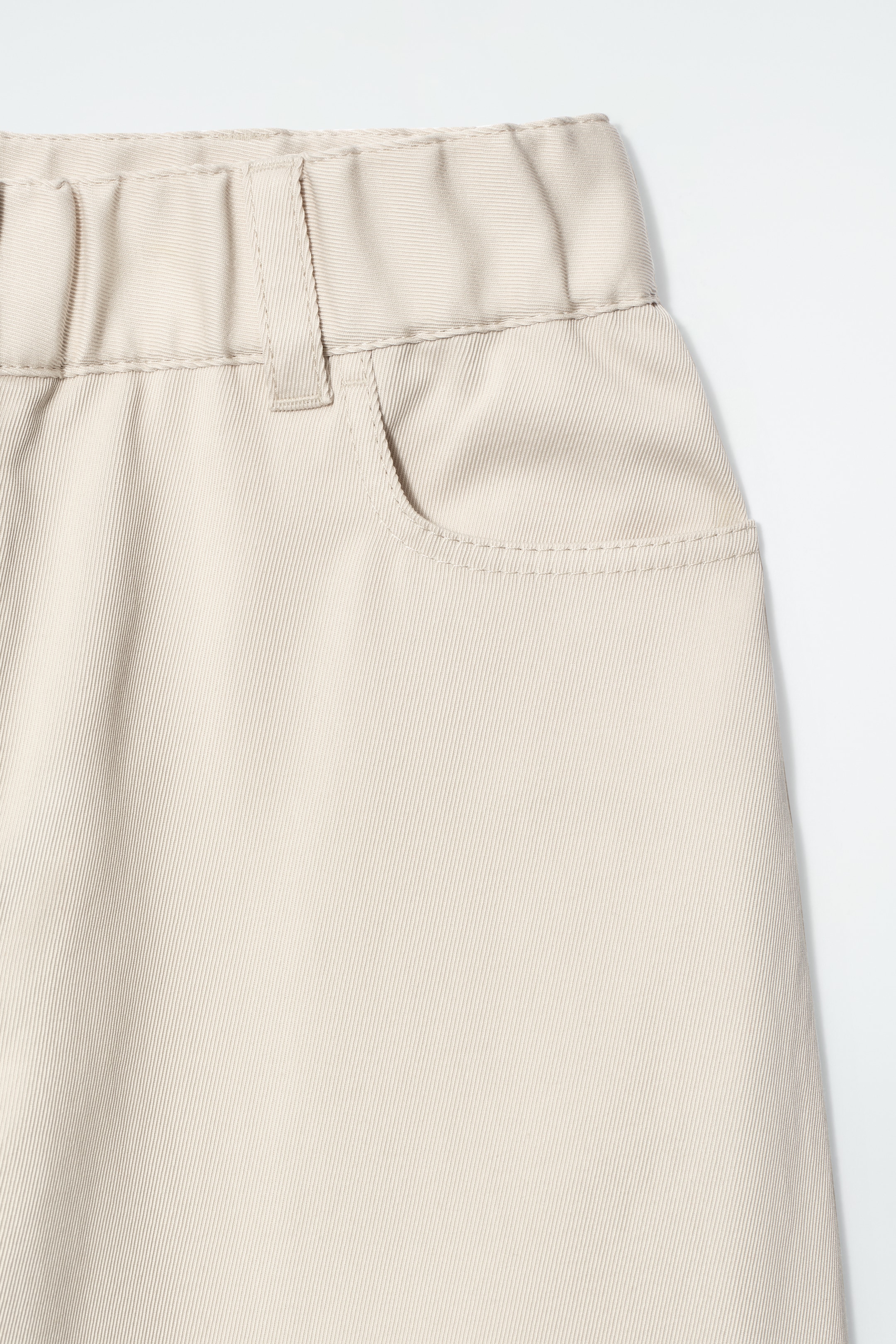 Se større billede: BOMULDSBUKSER MED VIDE BEN - LYS BEIGE - DAME | H&M DK 8