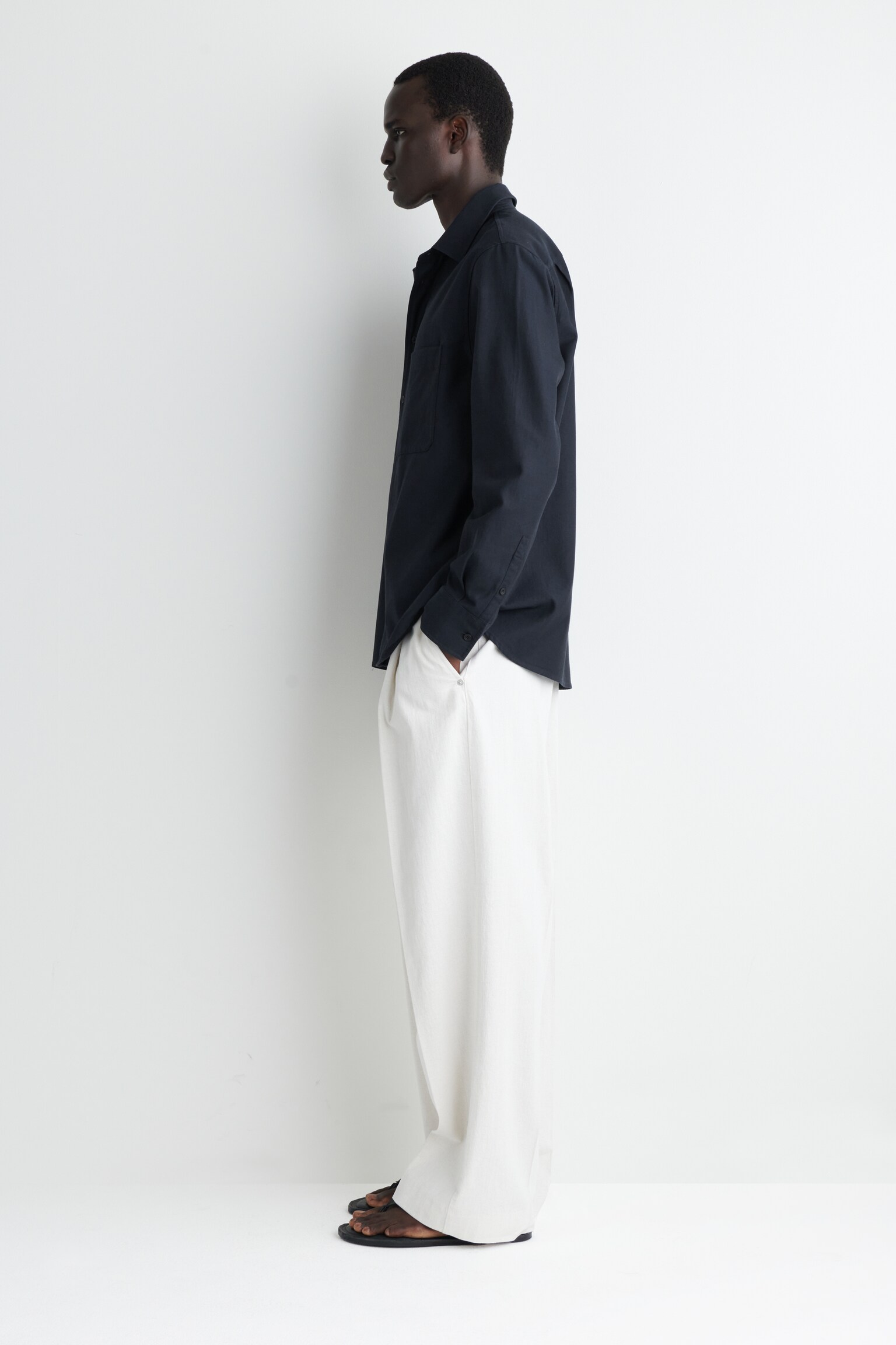 LOCKERES HEMD AUS TWILL - NAVYBLAU/GRAUBRAUN/GESTREIFT - 3