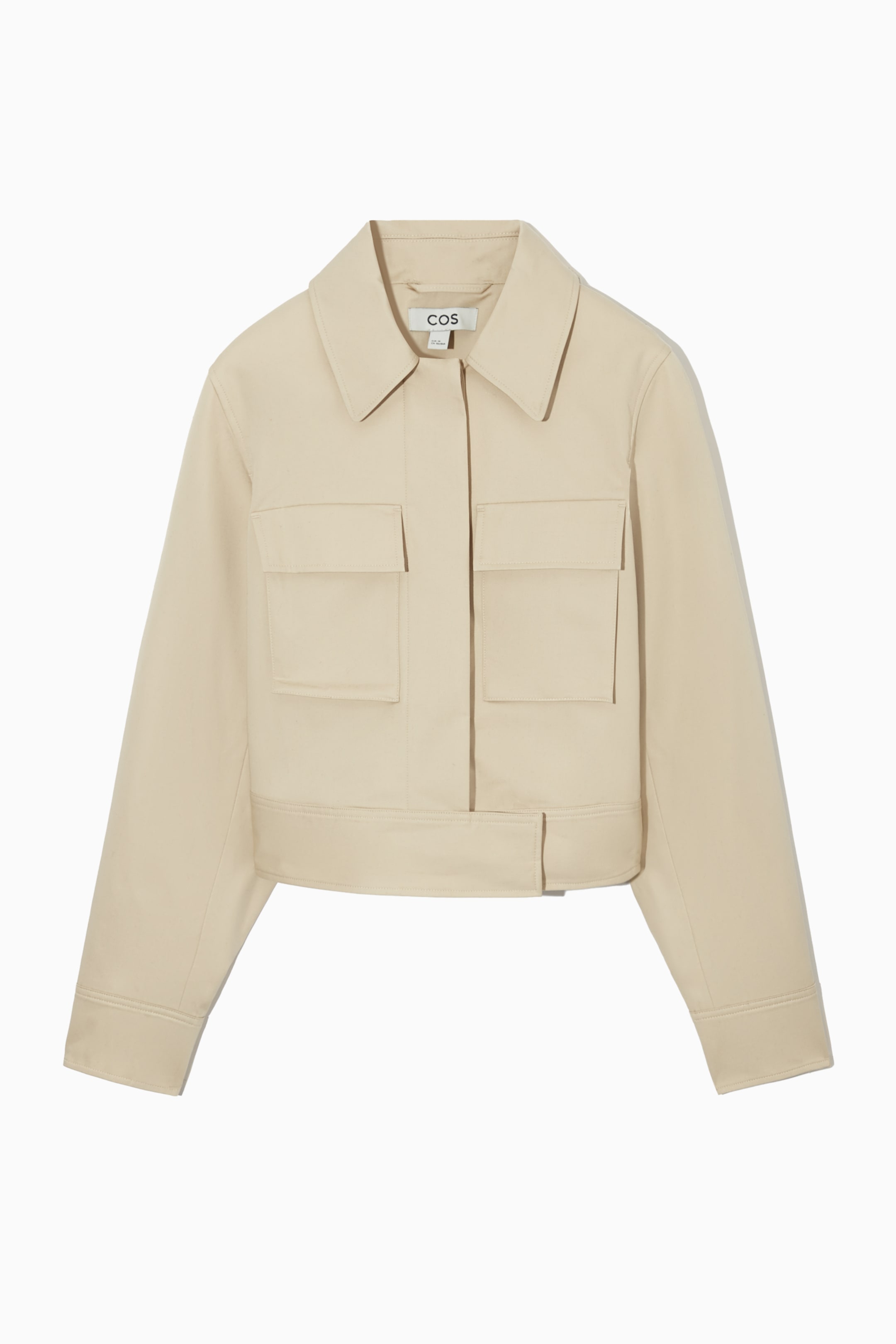 View larger image: CROPPED UTILITY JACKET - BEIGE - Ladies | H&M GB 1