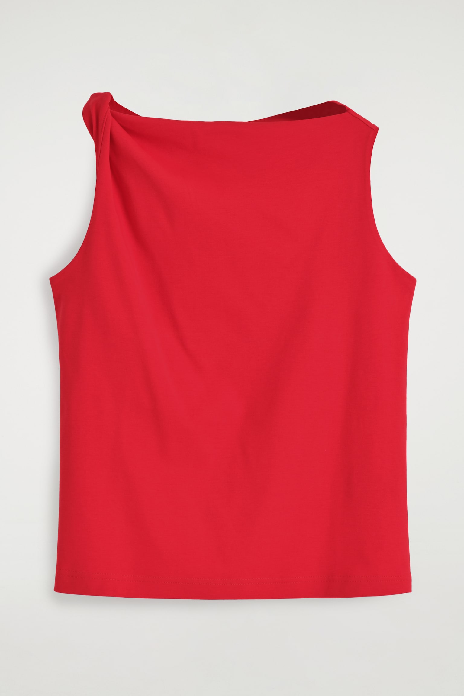 OBERTEIL AUS BAUMWOLLE MIT TWIST-DETAIL - Rot/WEISS/NAVYBLAU - 2