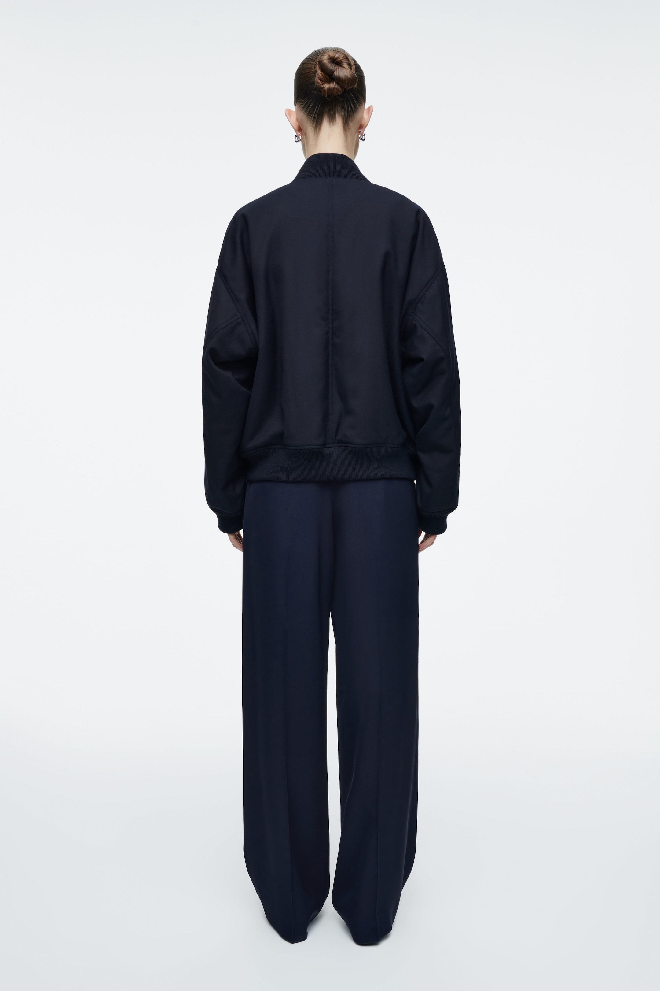 OVERSIZED WOOL BOMBER JACKET