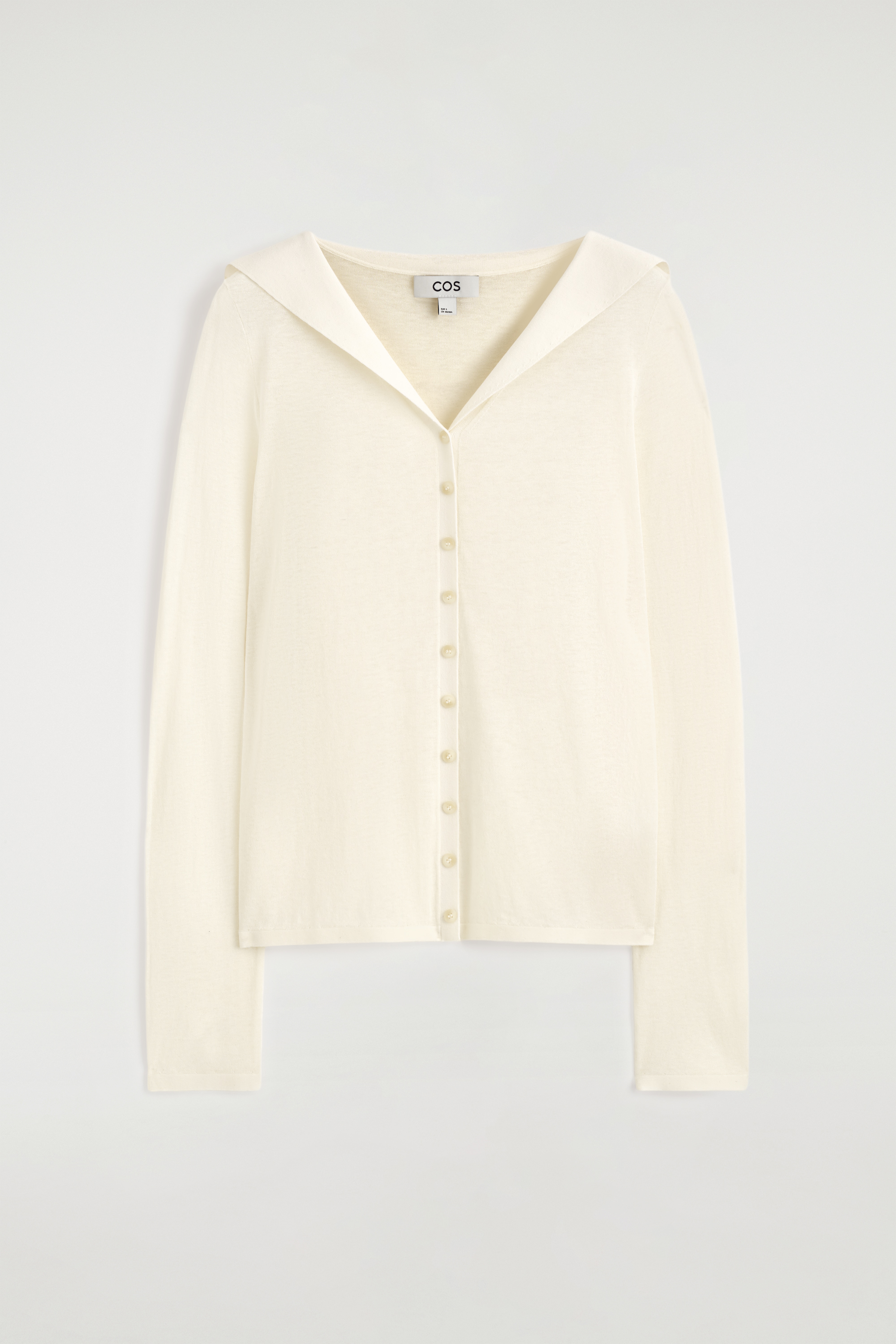 CAMICIA IN MAGLIA DI COTONE E SETA - CREMA