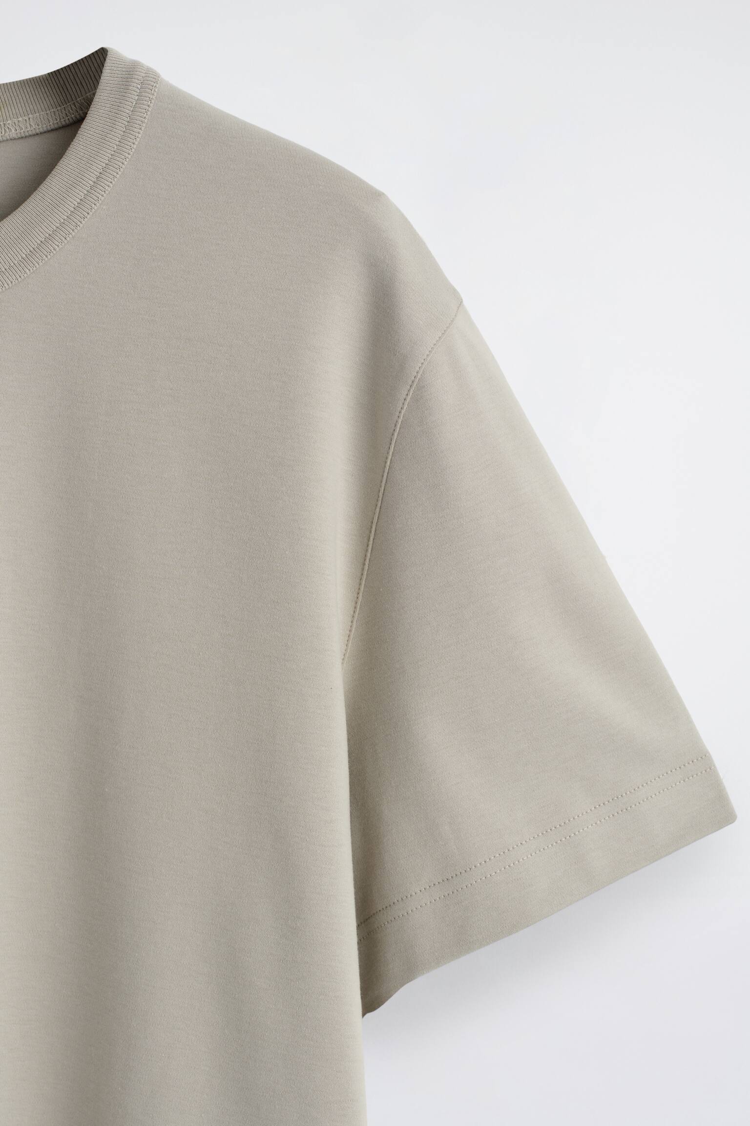 ТЕНИСКА ОТ ИНТЕРЛОК ПАМУК - СВЕТЛО СИВО/ТЪМНОСИН/БЯЛО/ЧЕРНО/ТЪМНОСИН / БЯЛО / НА РАЙЕ - 6