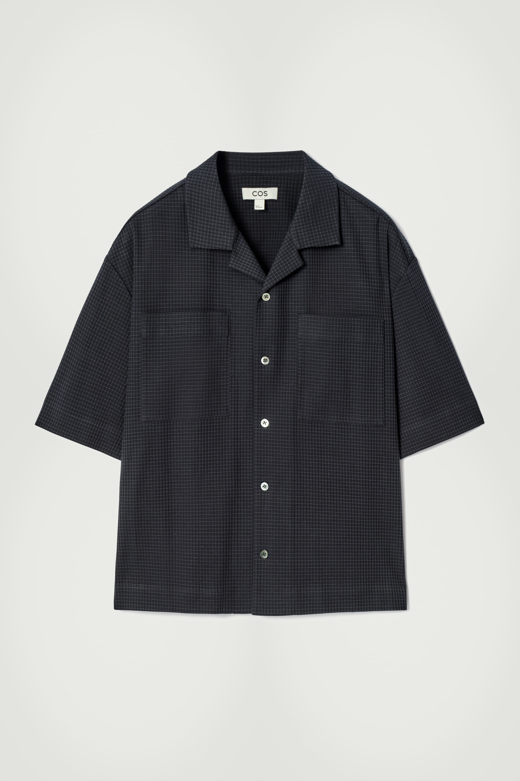 Größeres Bild anzeigen: LOCKERES FREIZEITHEMD AUS STRUKTURIERTER BAUMWOLLE - NAVYBLAU - Men | H&M AT 7