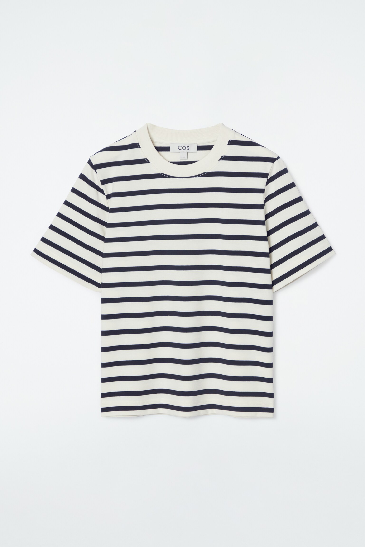 SCHLICHTES T-SHIRT MIT NORMALER PASSFORM - NAVYBLAU/WEISS/STREIFEN/NAVYBLAU/ROSA/NAVYBLAU/GRAU MELIERT/WEISS/SCHWARZ/KHAKI/Schwarz/ANTHRAZITGRAU MELIERT/WEISS/WEISS/BURGUNDERROT/GESTREIFT/WEISS/SCHWARZ/GESTREIFT - 2