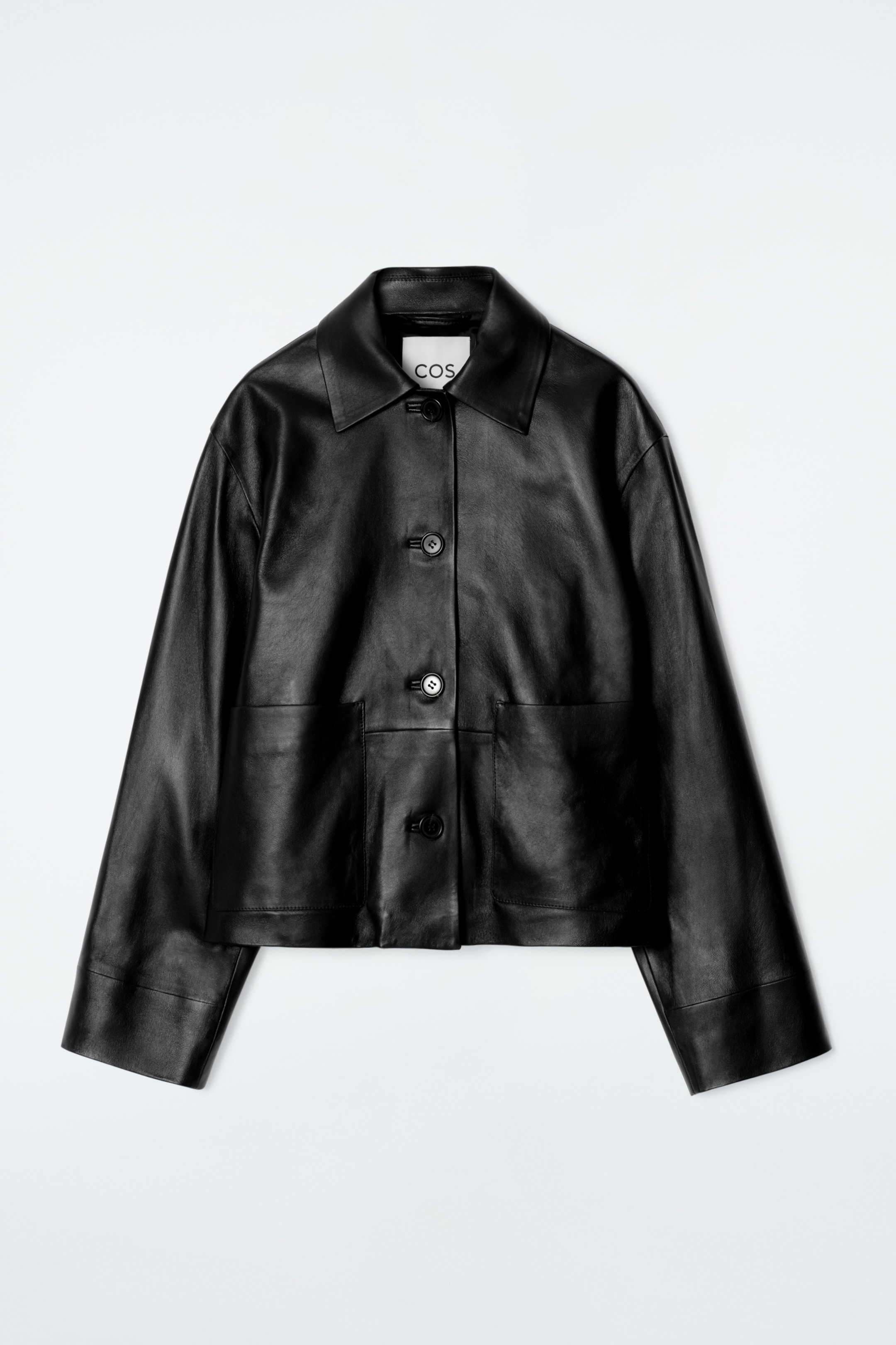 Ver imagen más grande: CHAQUETA DE CUERO CON CUELLO CLÁSICO - NEGRO - MUJER | H&M ES 6