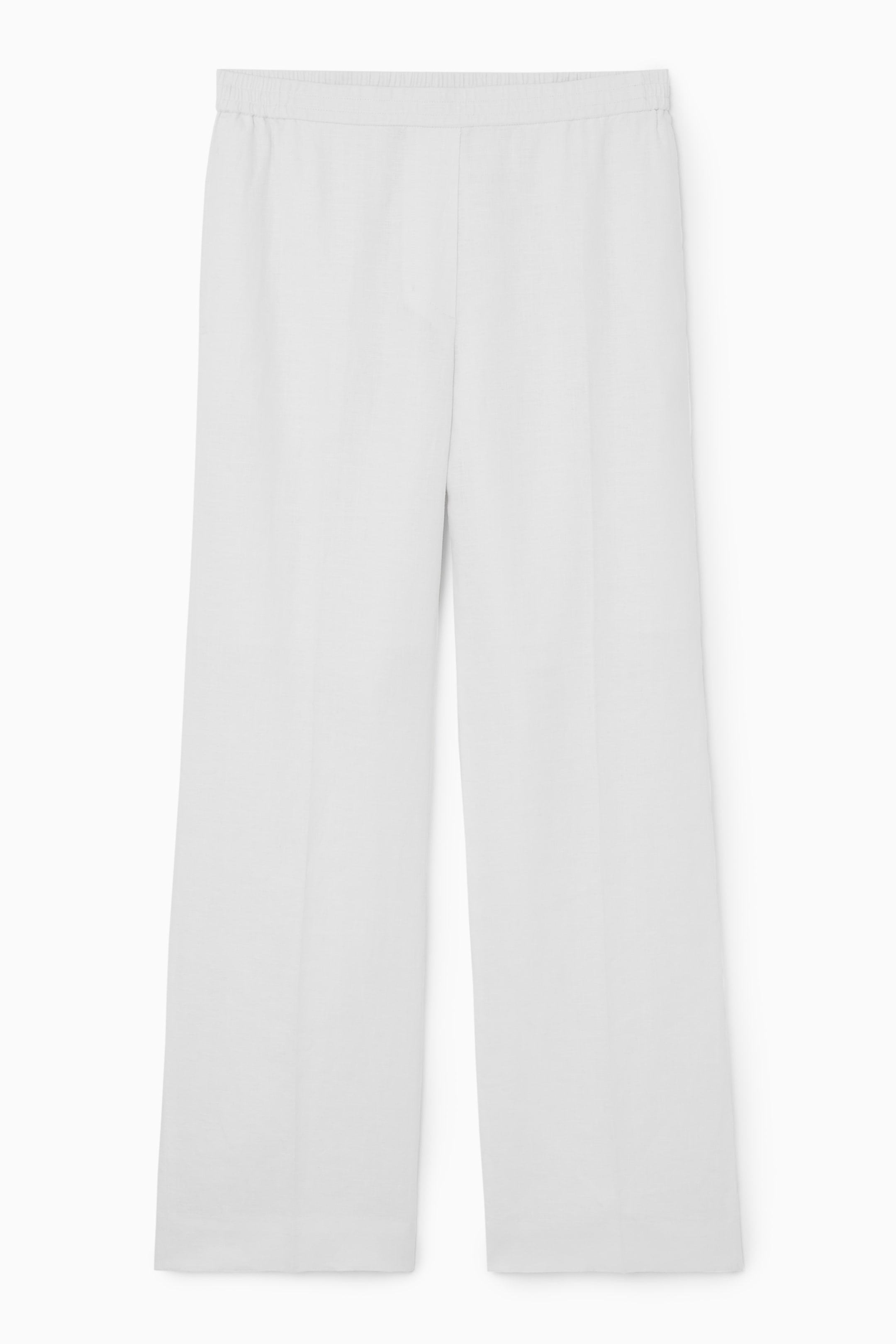 Ingrandisci l'immagine: STRAIGHT-LEG TAILORED LINEN TROUSERS - WHITE - DONNA | H&M CH 1