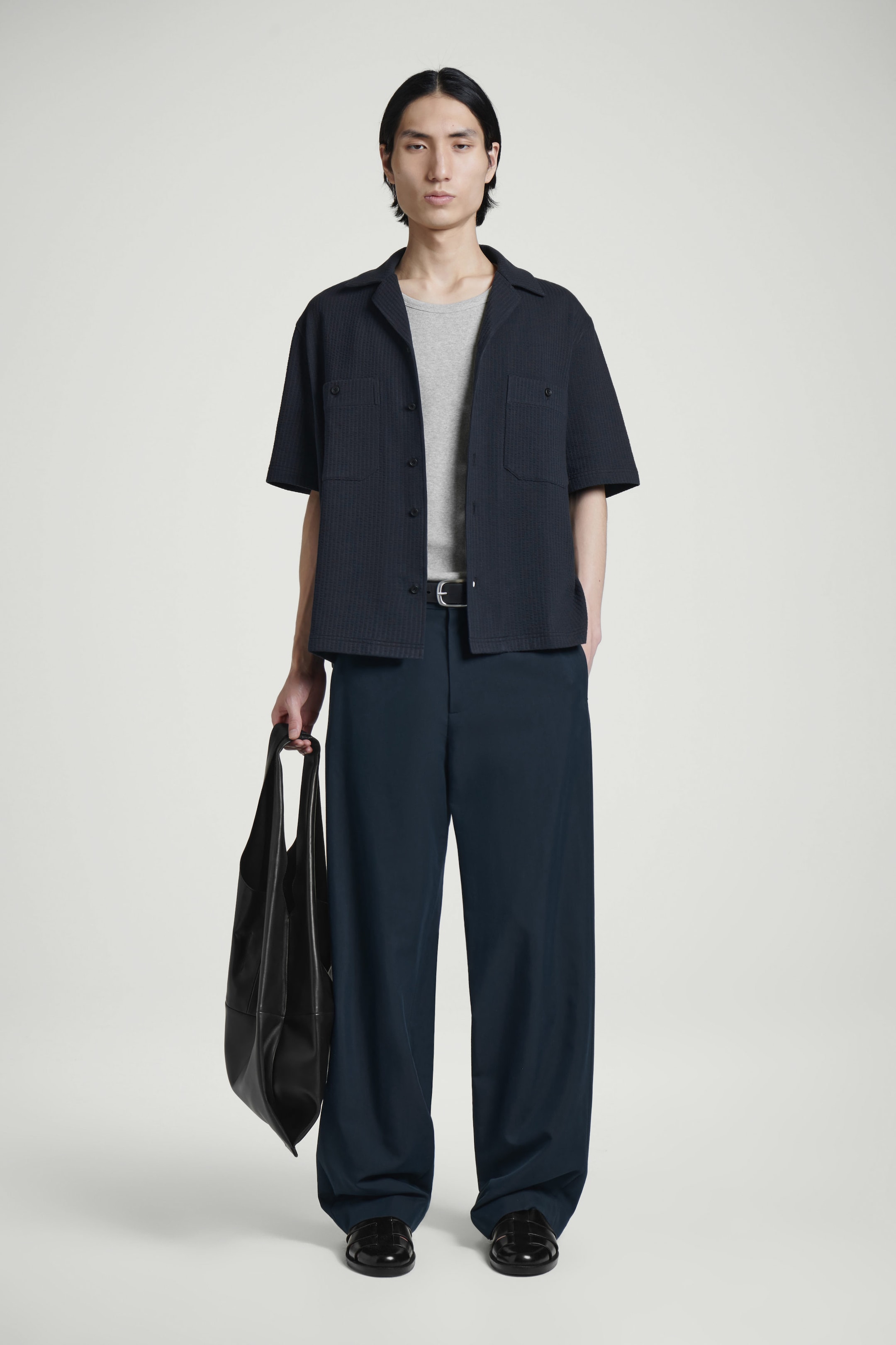 COTTON-SEERSUCKER RESORT SHIRT