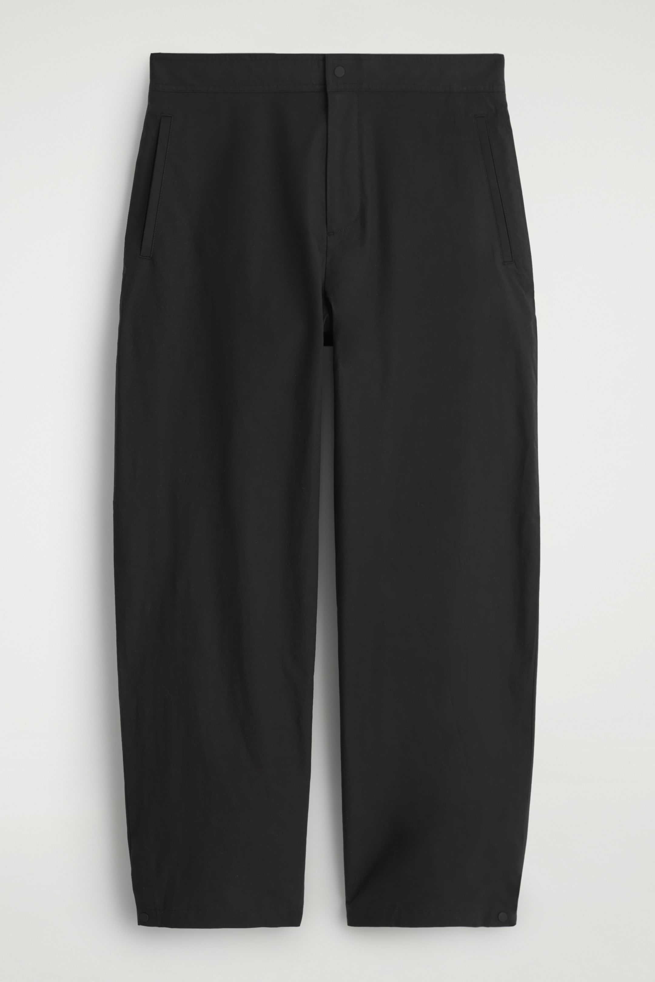 View larger image: COTTON BARREL-LEG TROUSERS - BLACK - Men | H&M GB 6