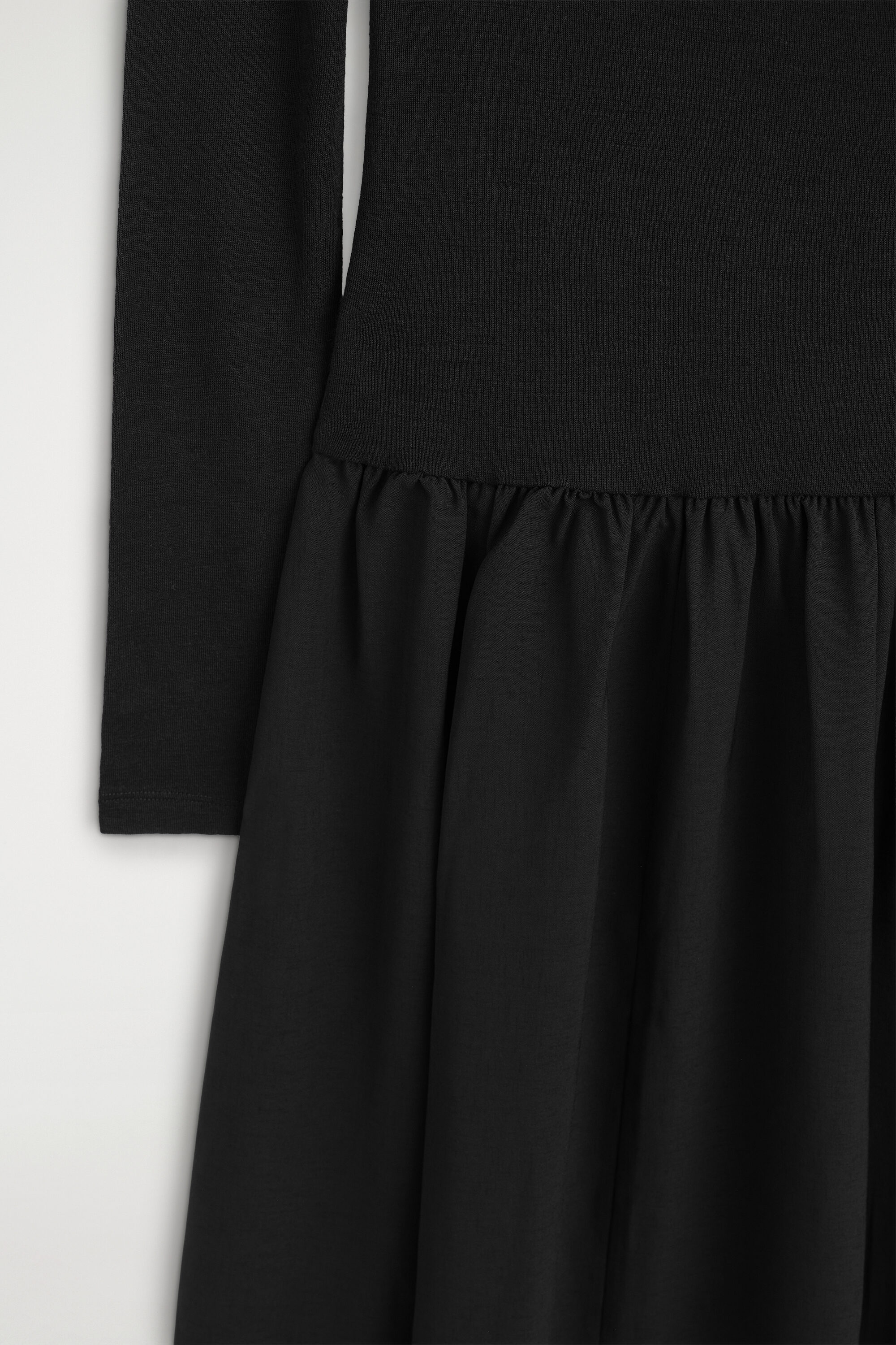 CONTRAST-PANEL WRAP-OVER DRESS thumbnail 7