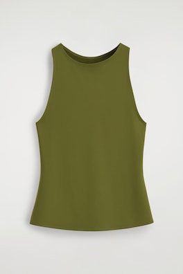 RACERBACK TANK TOP — KHAKI 5