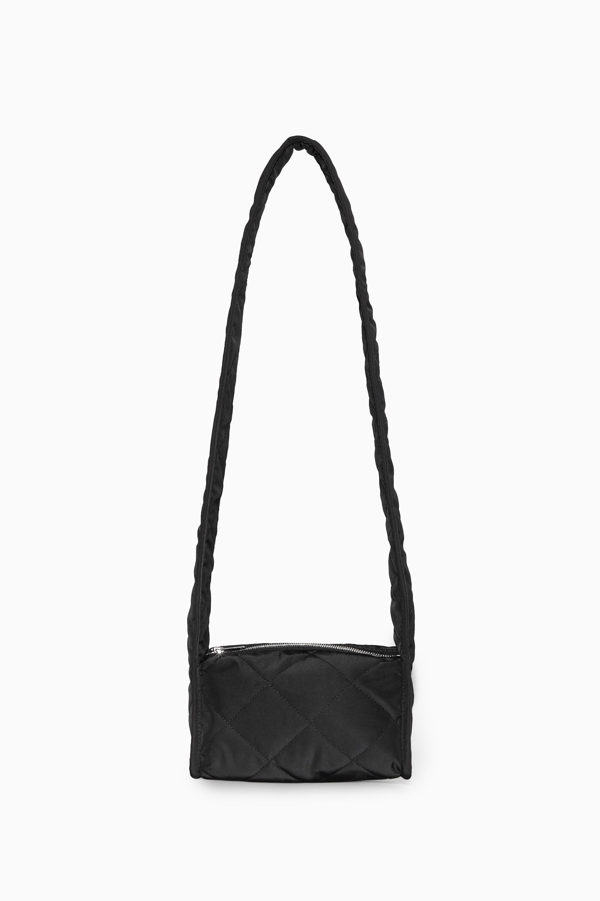 MINI DIAMOND-QUILTED CROSSBODY - BLACK | COS