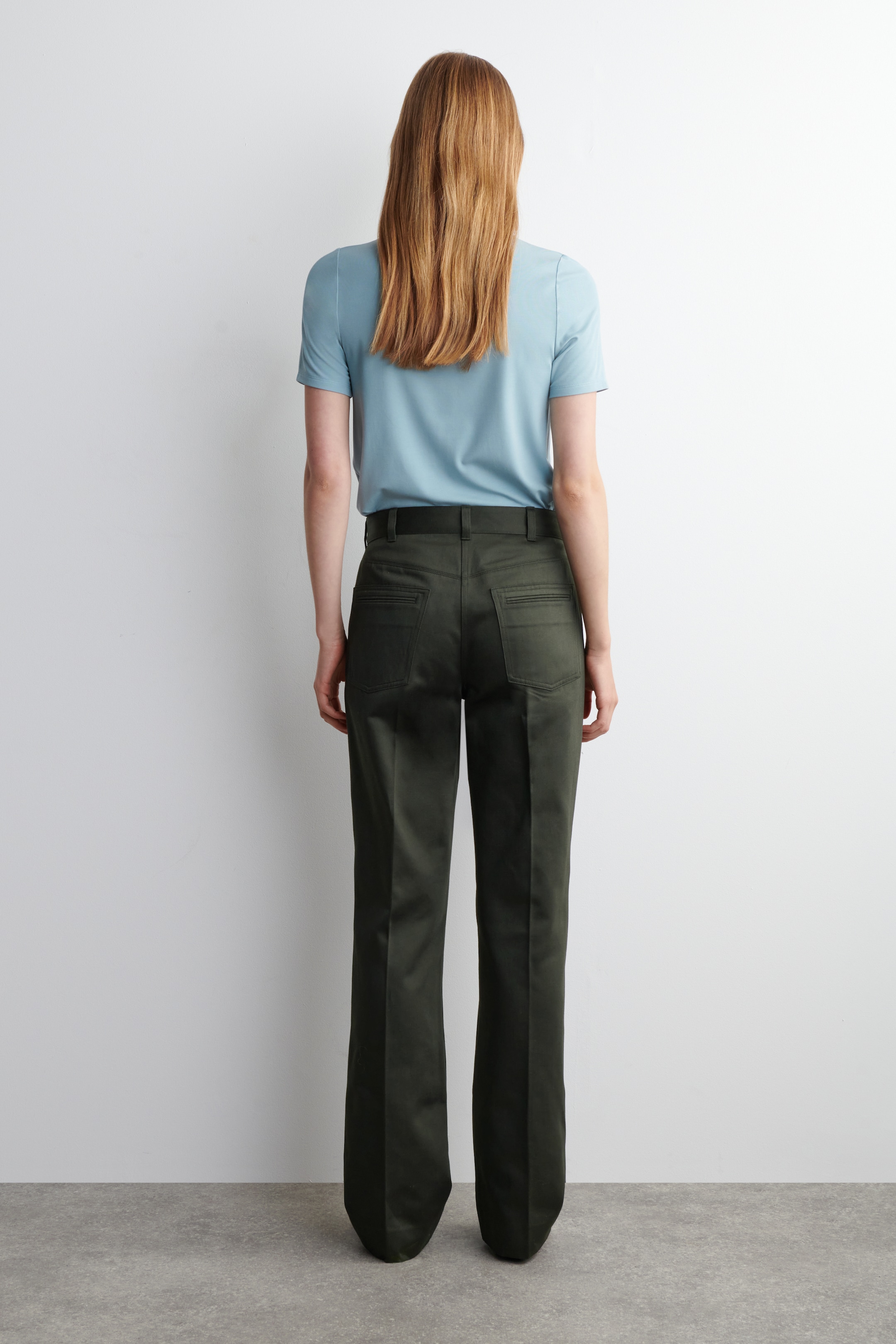 Visualizza immagine più grande: PANTALONI IN RASO A GAMBA DRITTA - KAKI - DONNA | H&M IT 2