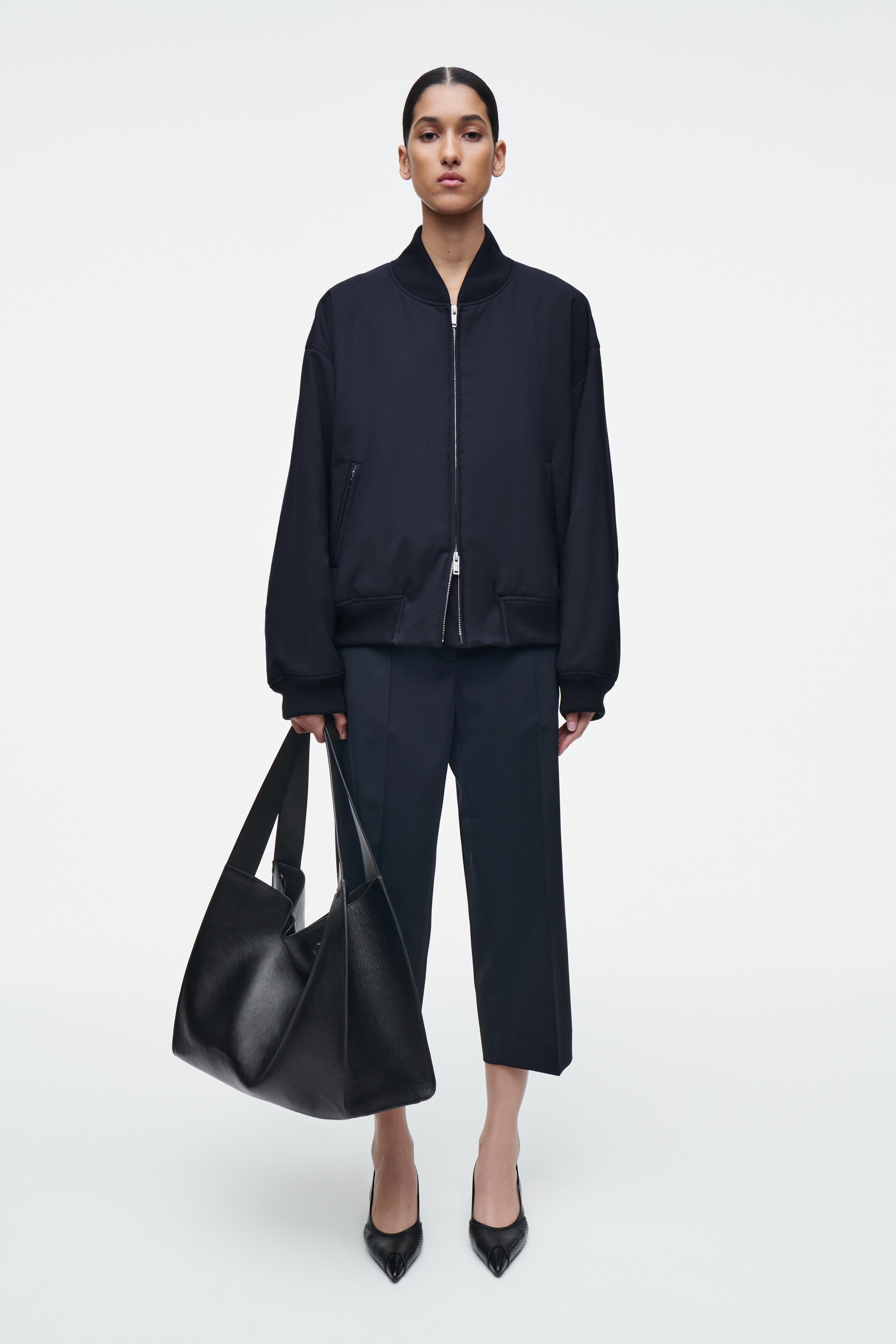 Ingrandisci l'immagine: ALCOVE TOTE BAG - LEATHER - BLACK - DONNA | H&M CH 2