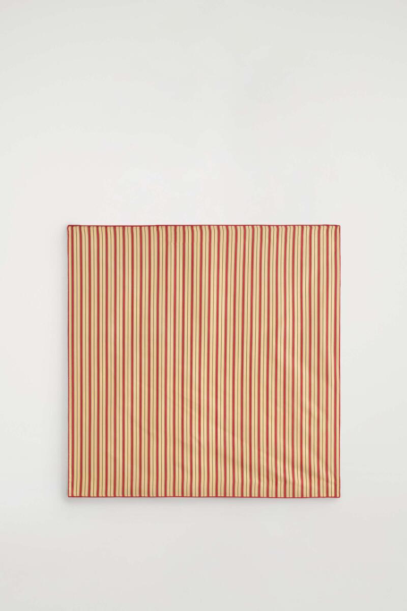 Striped Silk Scarf