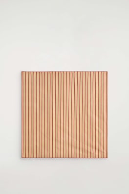 STRIPED SILK SCARF — RED / YELLOW / STRIPED 4