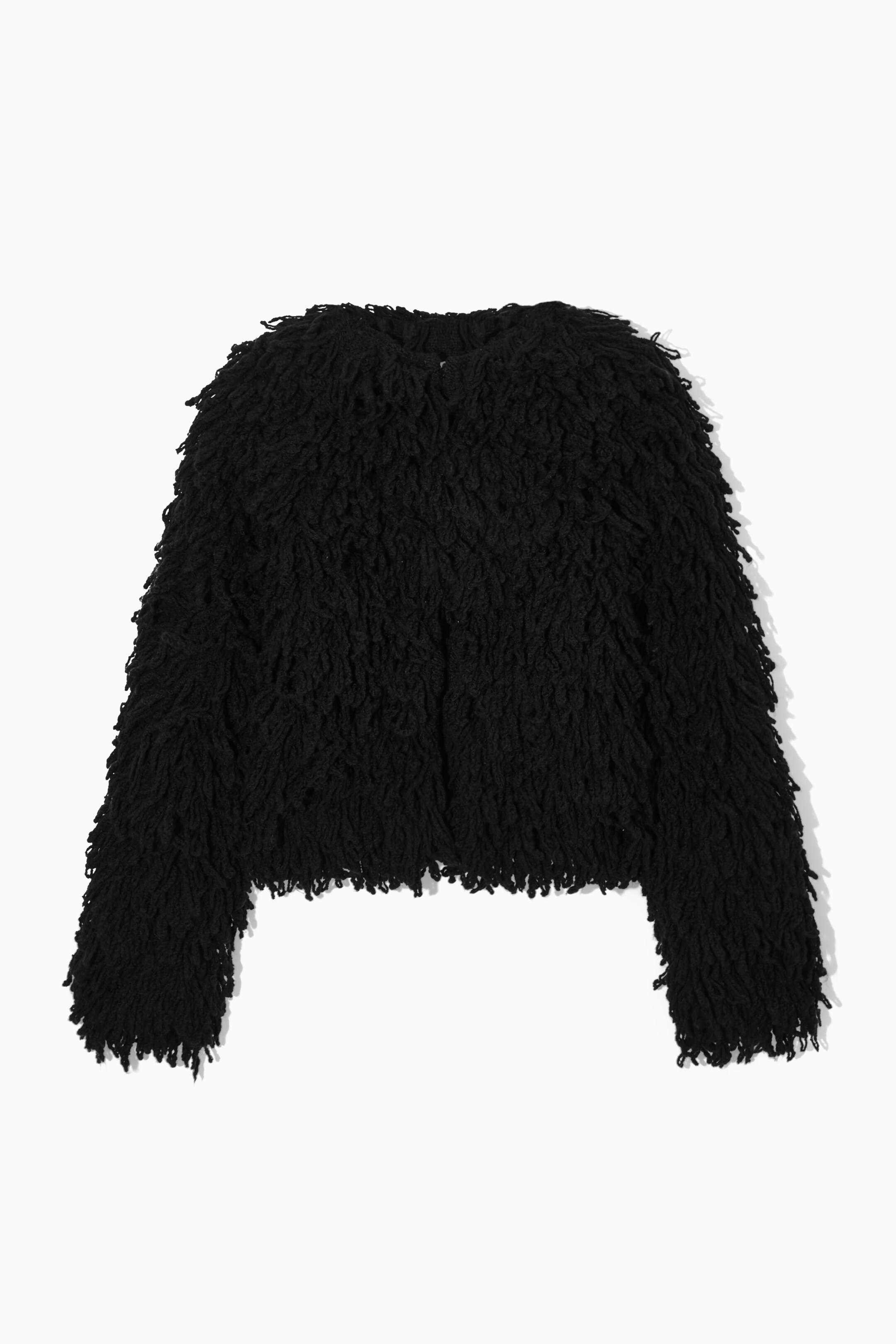View larger image: LOOP-KNIT WOOL JACKET - BLACK - Ladies | H&M GB 1