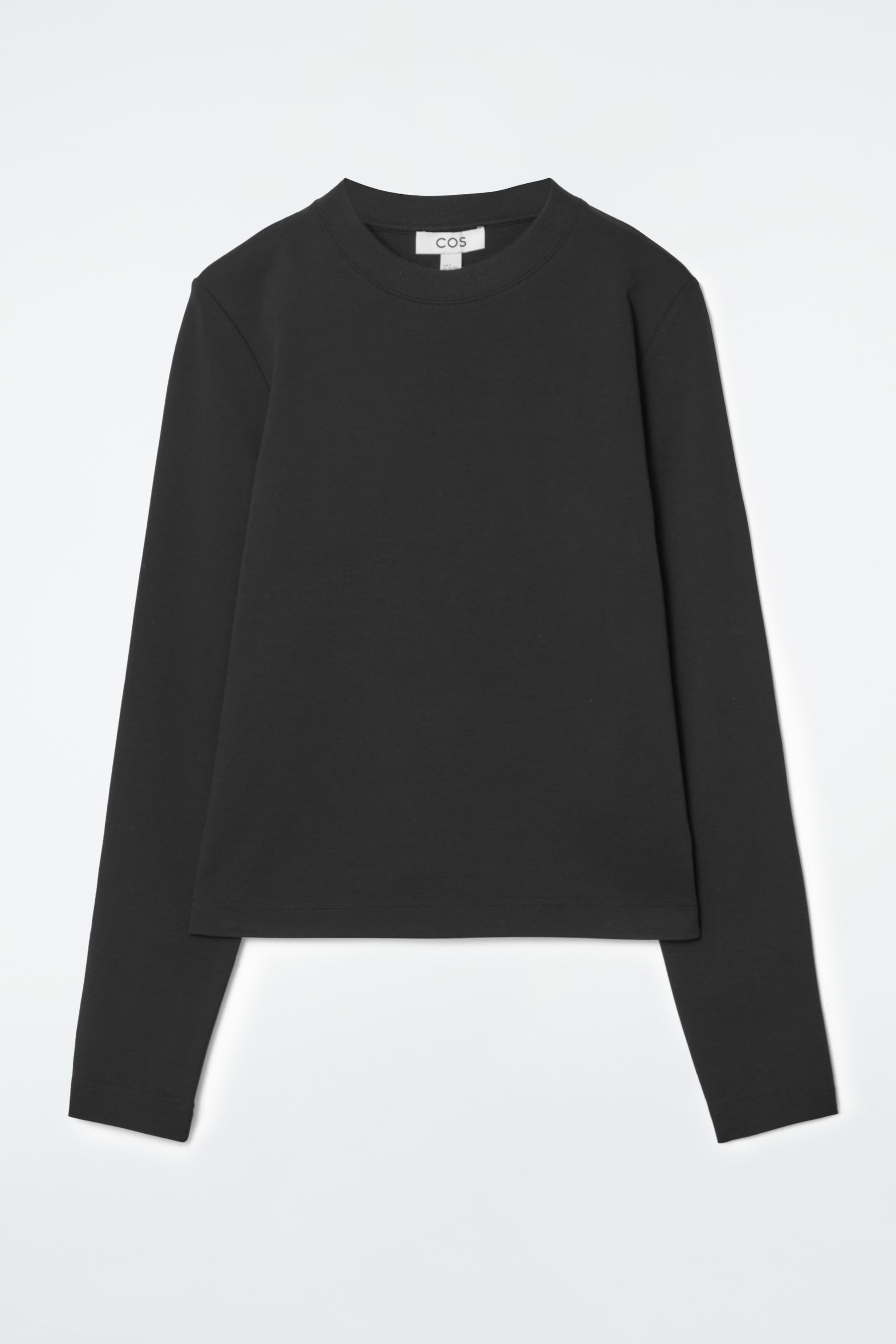 Visualizza immagine più grande: T-SHIRT LINEARE A MANICHE LUNGHE TAGLIO REGOLARE - NERO - DONNA | H&M IT 4